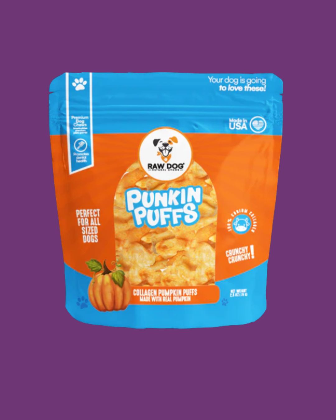 Raw Dog- Collagen Punkin' Puffs 2.5oz
