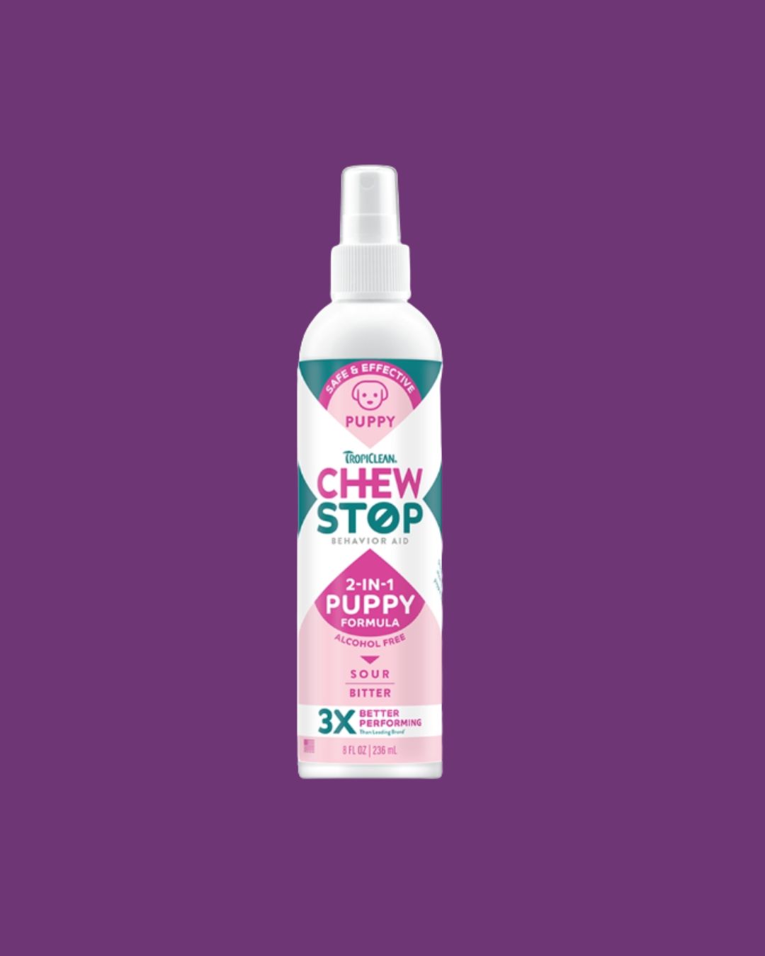 TROPICLEAN DOG CHEW STOP 2-in-1 Puppy