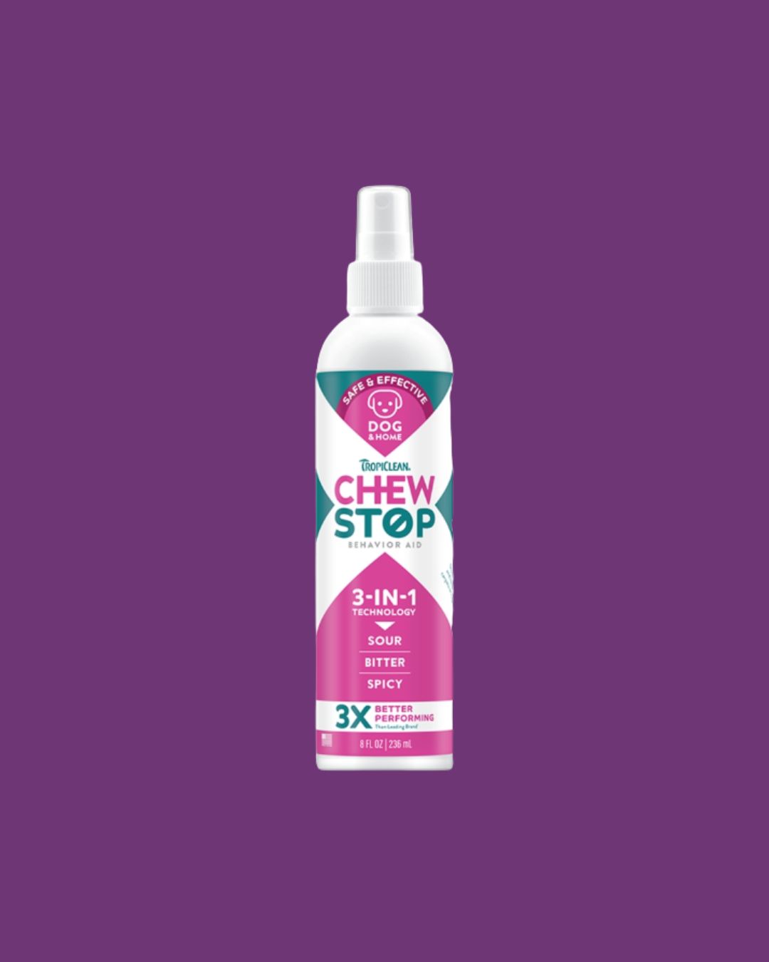 TROPICLEAN- DOG CHEW STOP 3-in-1