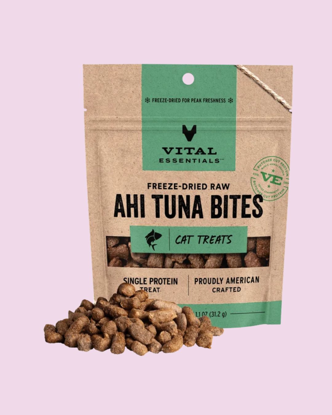 Vital Essentials - Freeze-Dried Ahi Tuna Cat Treats - 1oz