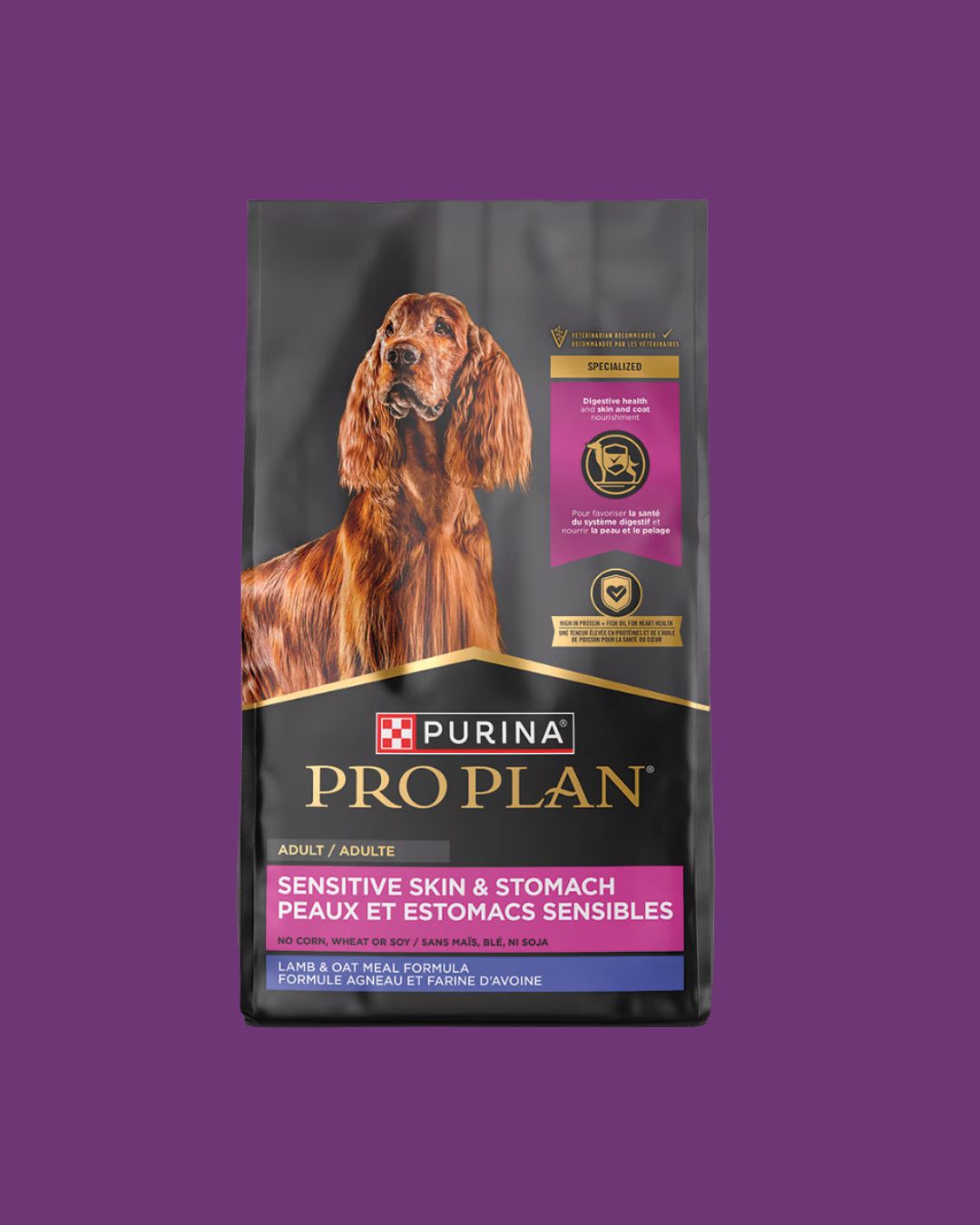 Purina Pro Plan- Sensitive Skin &amp; Stomach Lamb &amp; Oat Dog Food 4lb