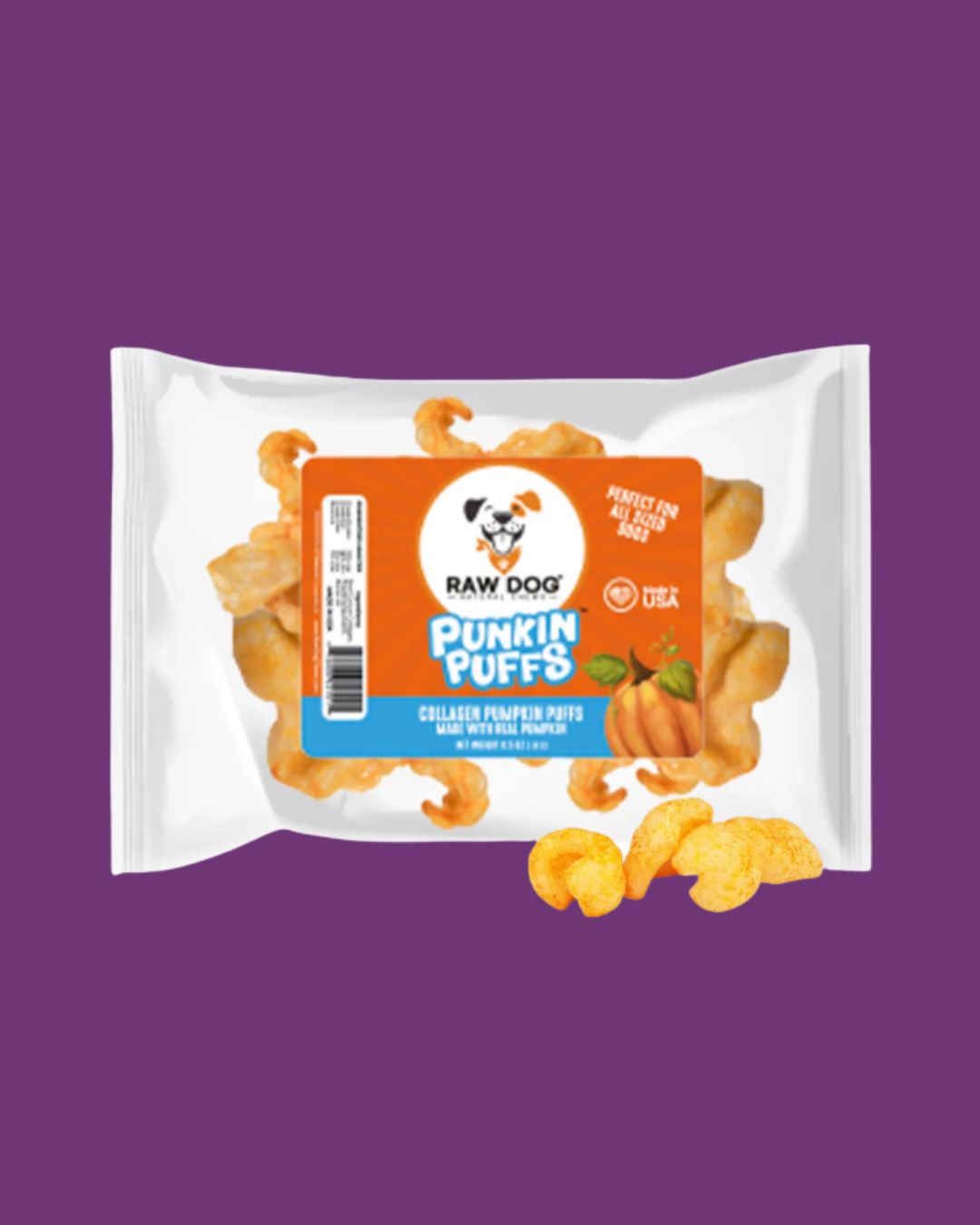 Raw Dog- Collagen Punkin Puffs 0.5oz