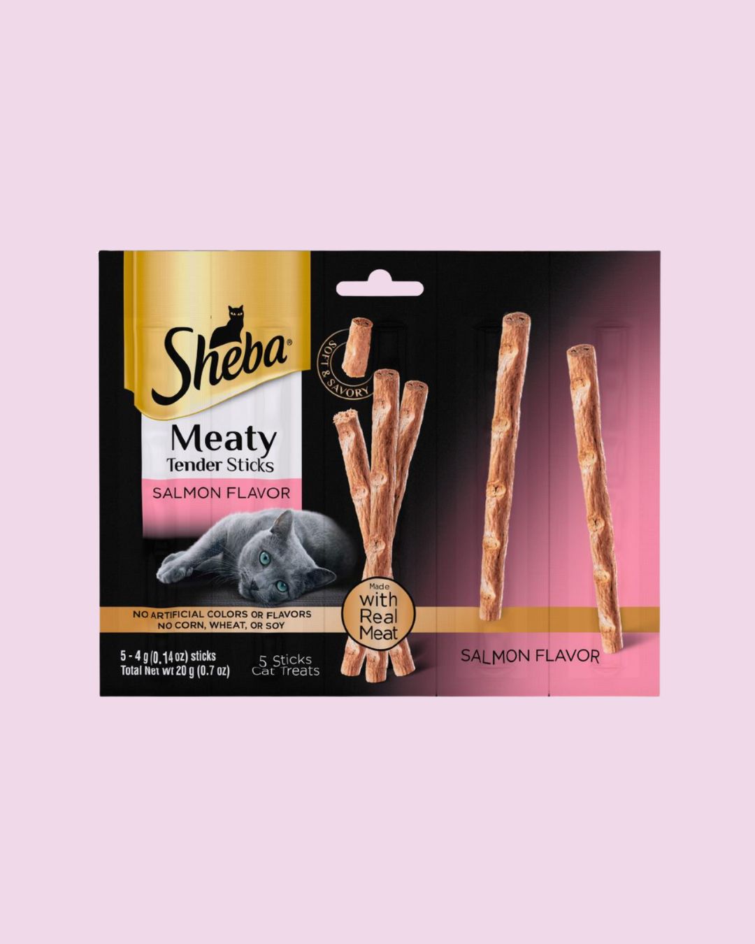 Sheba- Meaty Sticks Salmon 5pk