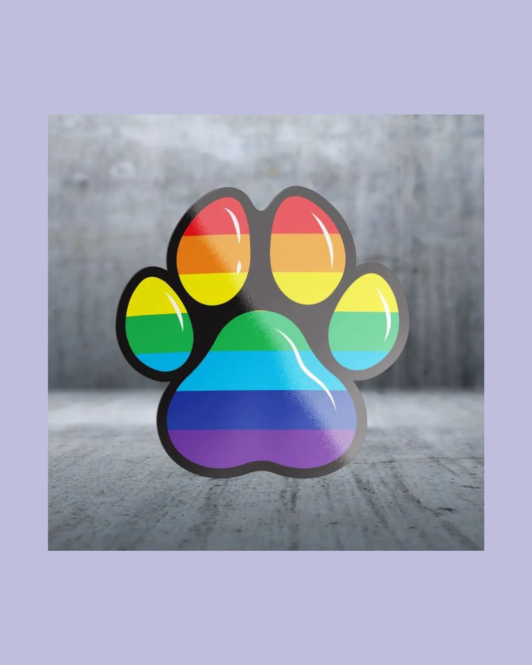 Pride Paw Sticker