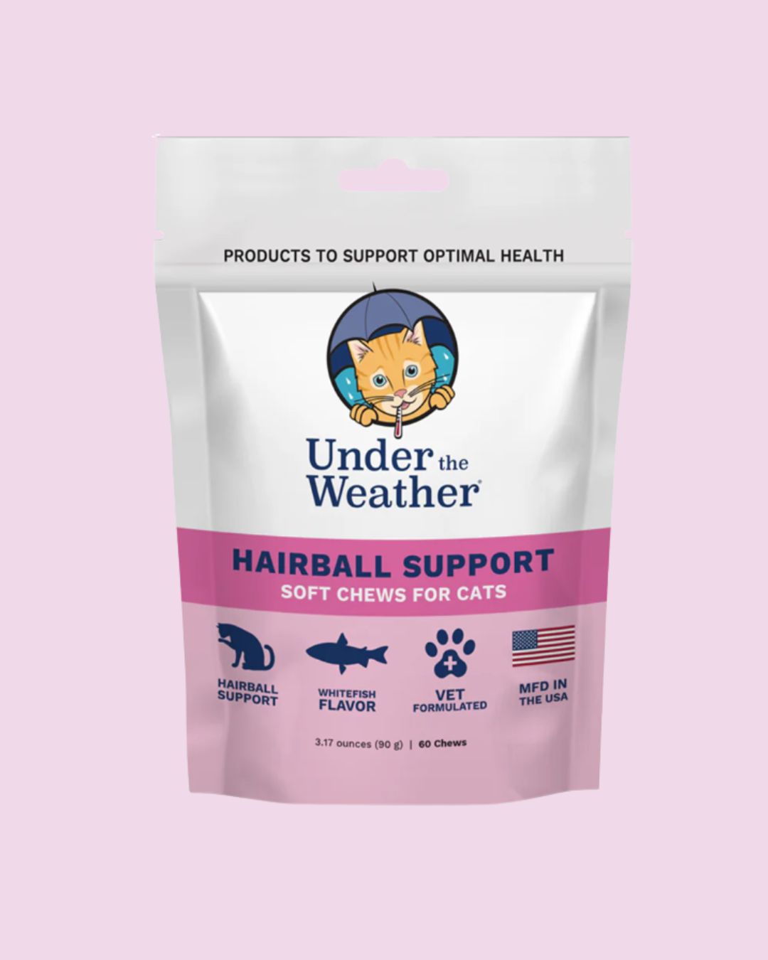 Under The Weather- Cat Hairball Chews 60ct