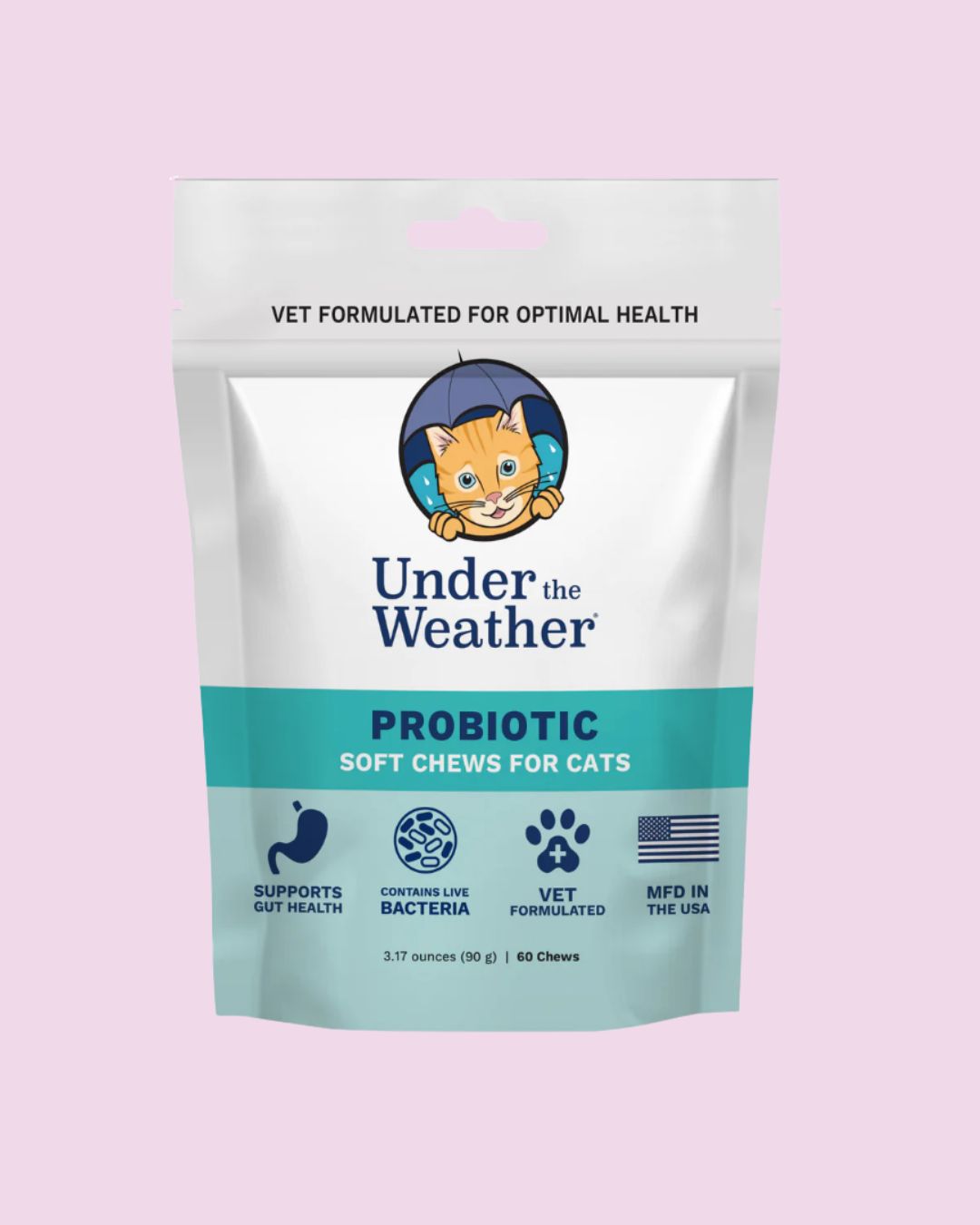 Under The Weather- Cat Probiotic Chews 60ct
