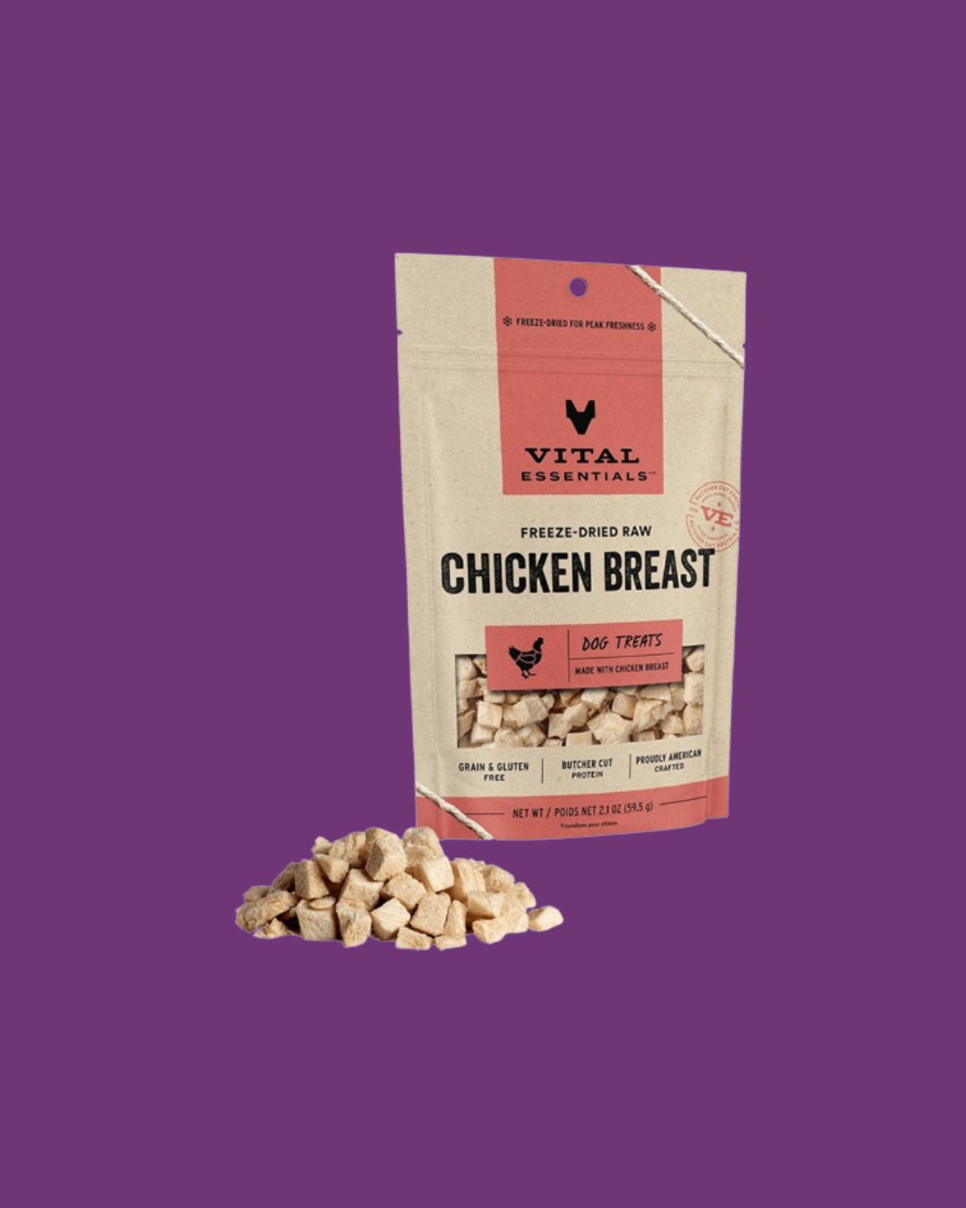 Vital Essentials- Chicken Breast Bites 3.75oz