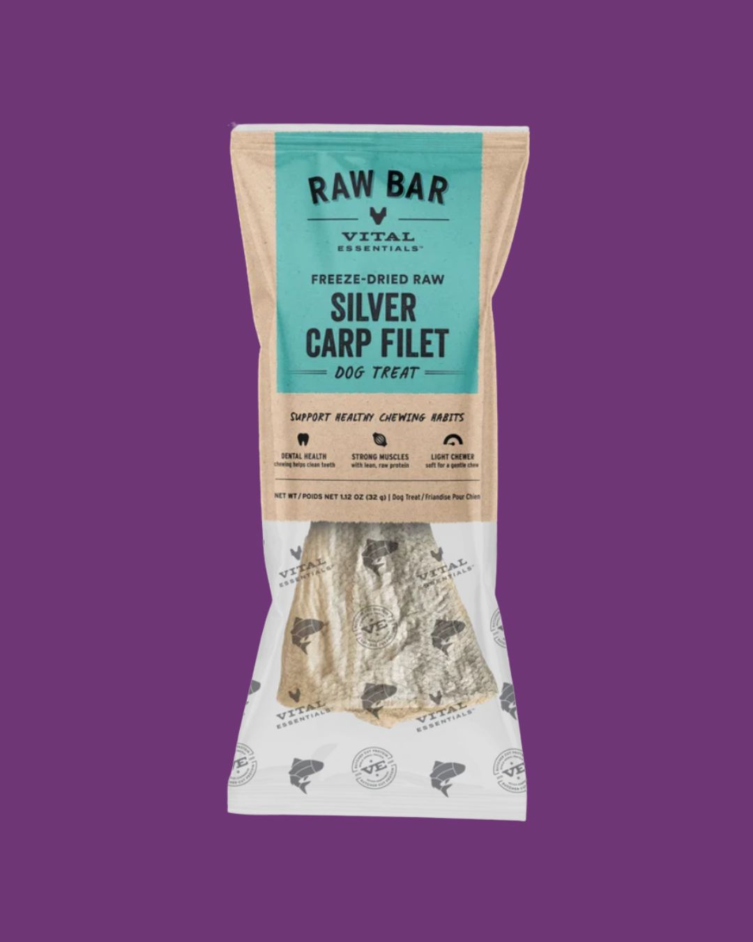 Vital Essentials- Raw Bar FD Silver Carp Filet 1.76oz