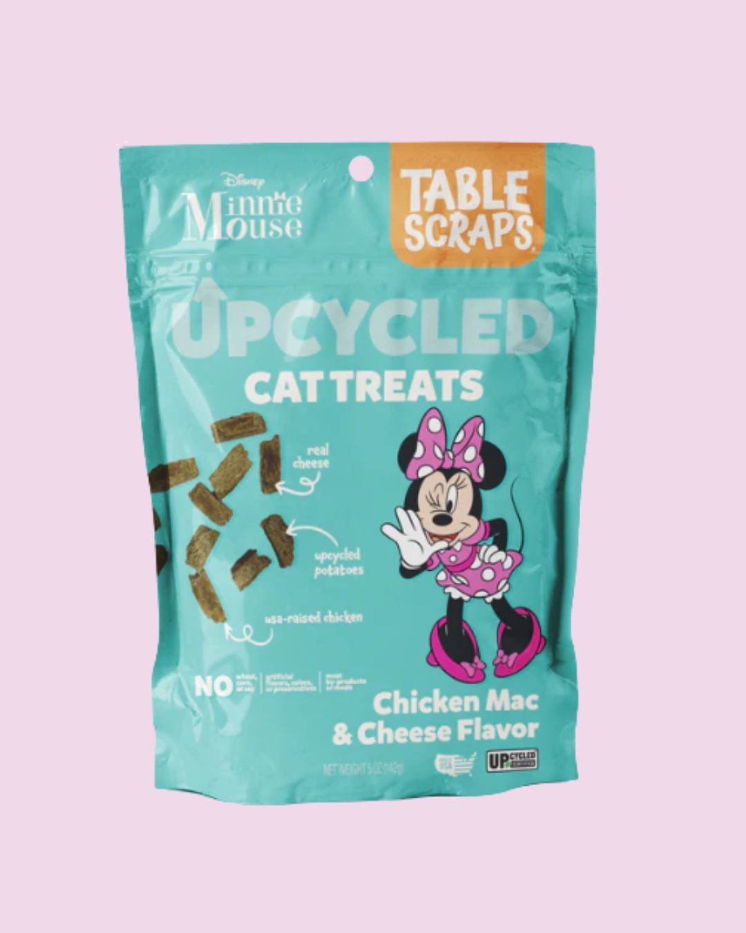 Disney Table Scraps Chicken Mac &amp; Cheese Flavor Cat Treats