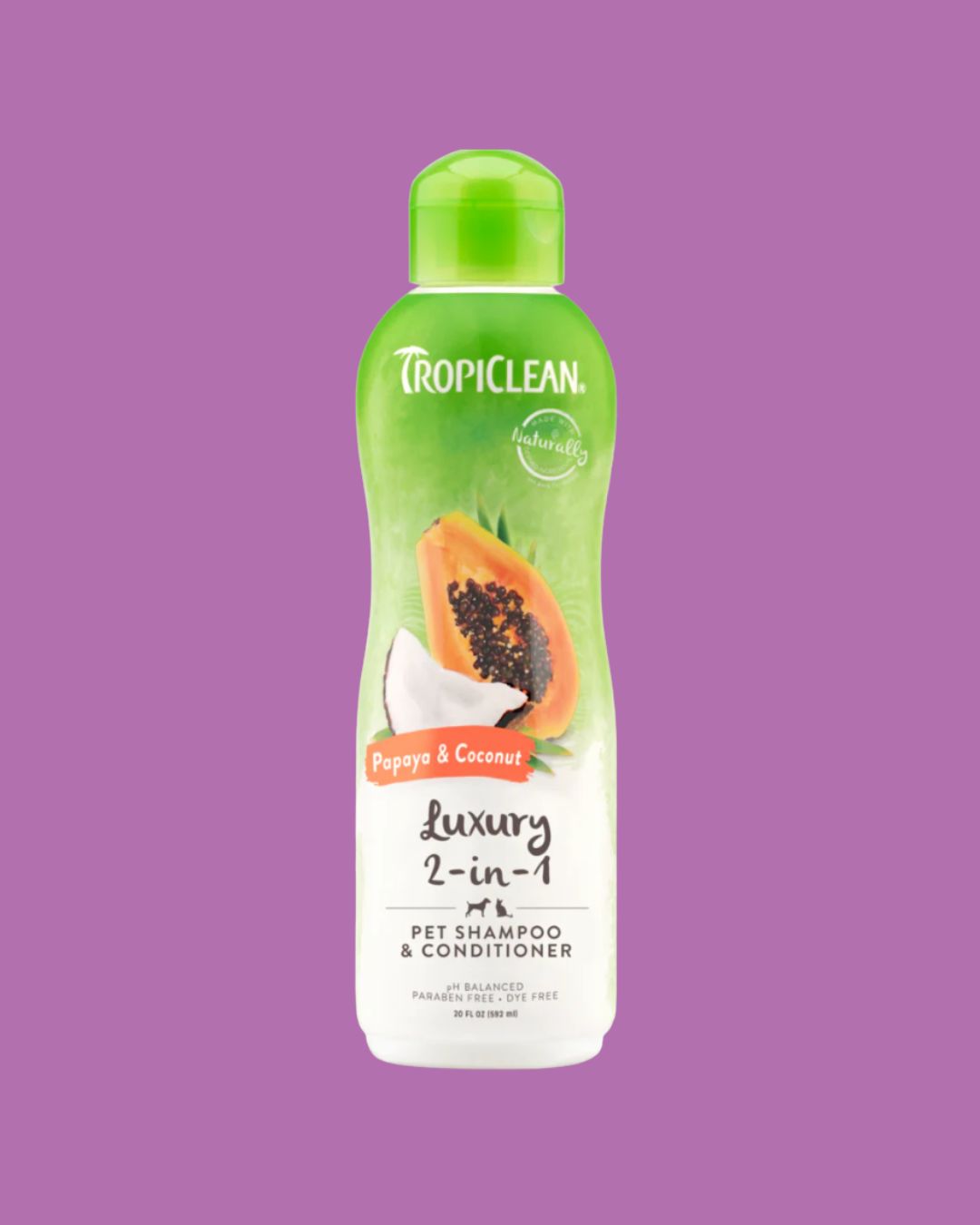 TROPICLEAN- 2-in-1 Pet Shampoo and Conditioner