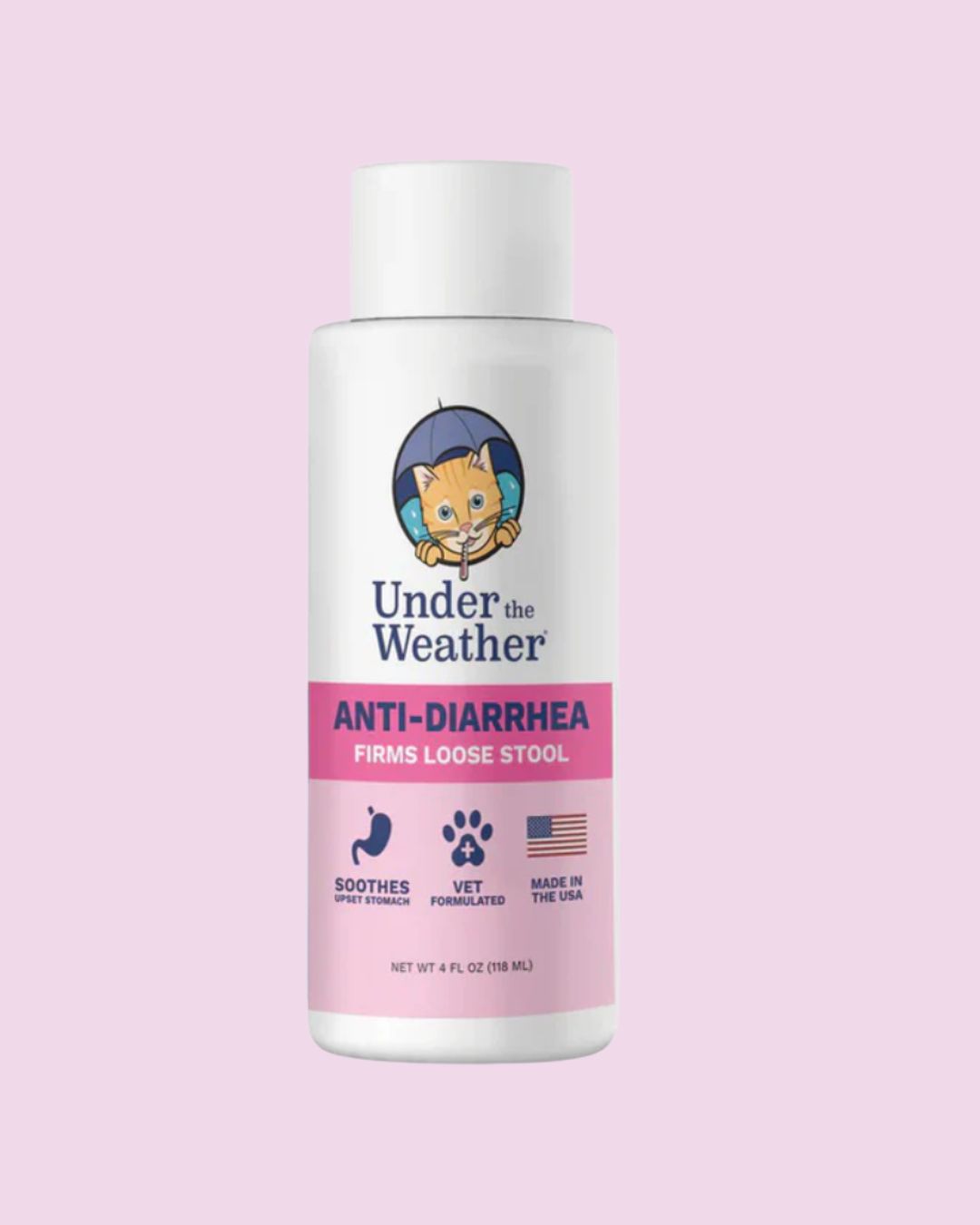 Under The Weather- Anti-Diarrhea Liquid for Cats 4oz