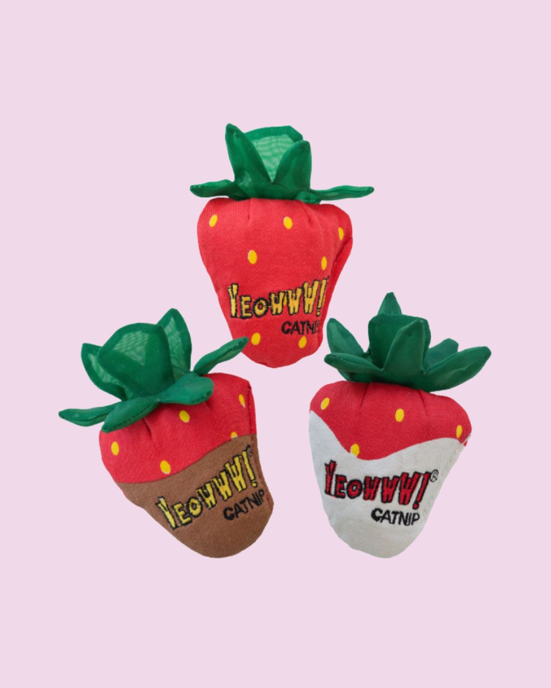 Yeowww! Catnip Chocolate Covered Strawberry 3-pack