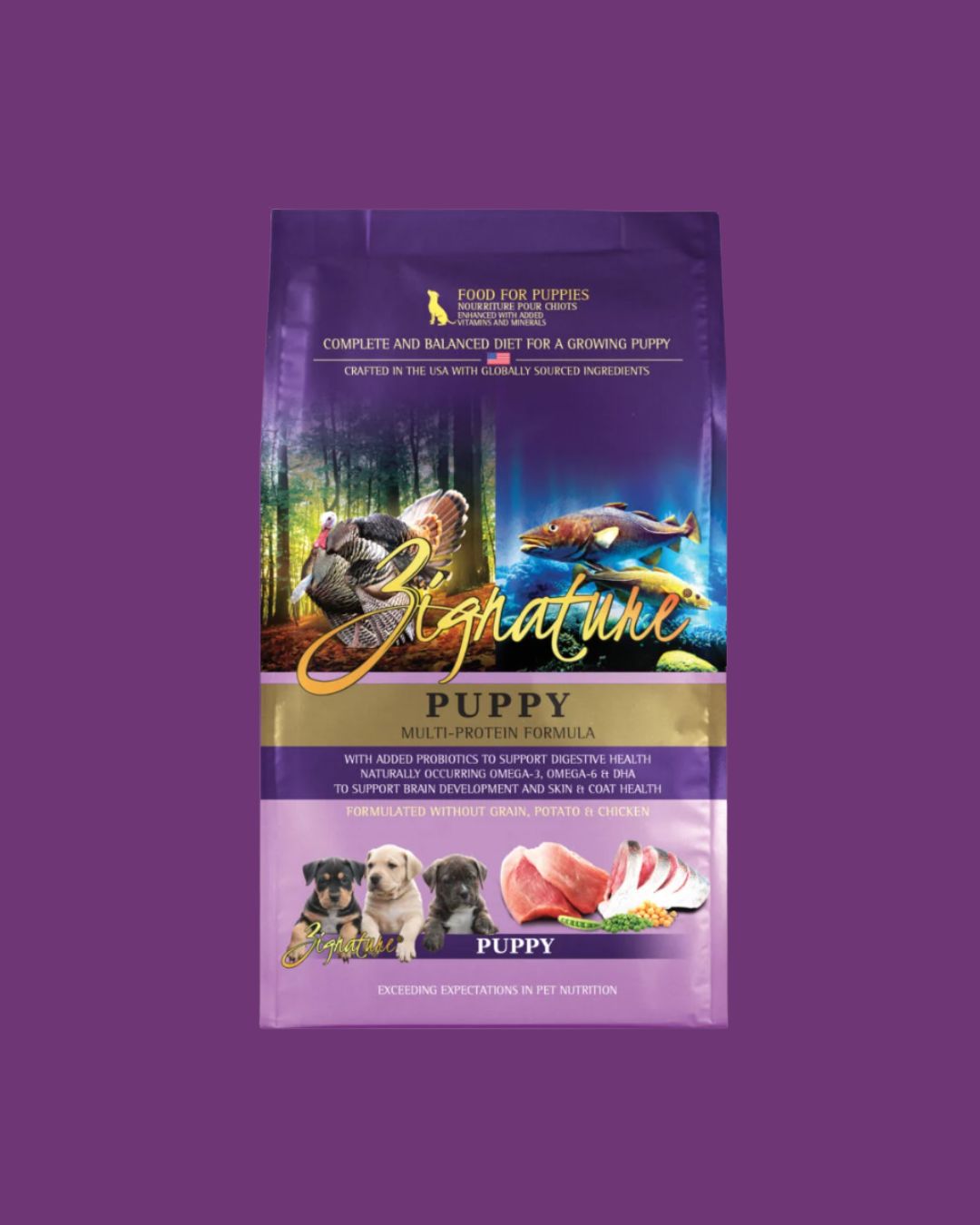 ZIGNATURE- DOG GRAIN FREE PUPPY 4LB