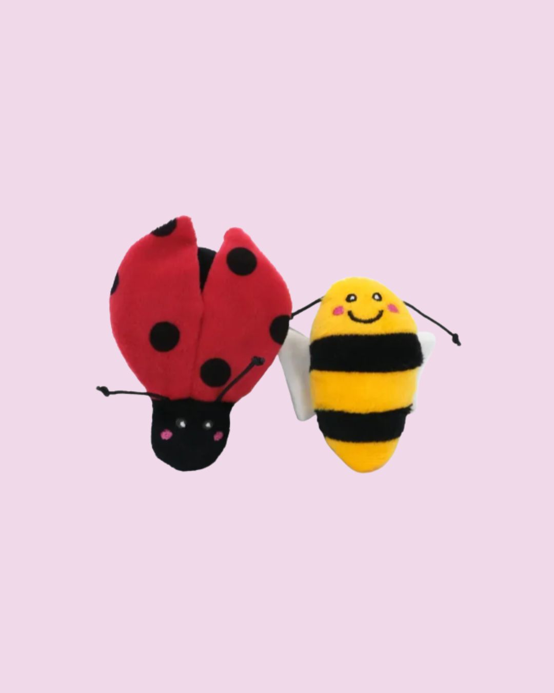 ZippyClaws 2-Pack - Ladybug and Bee
