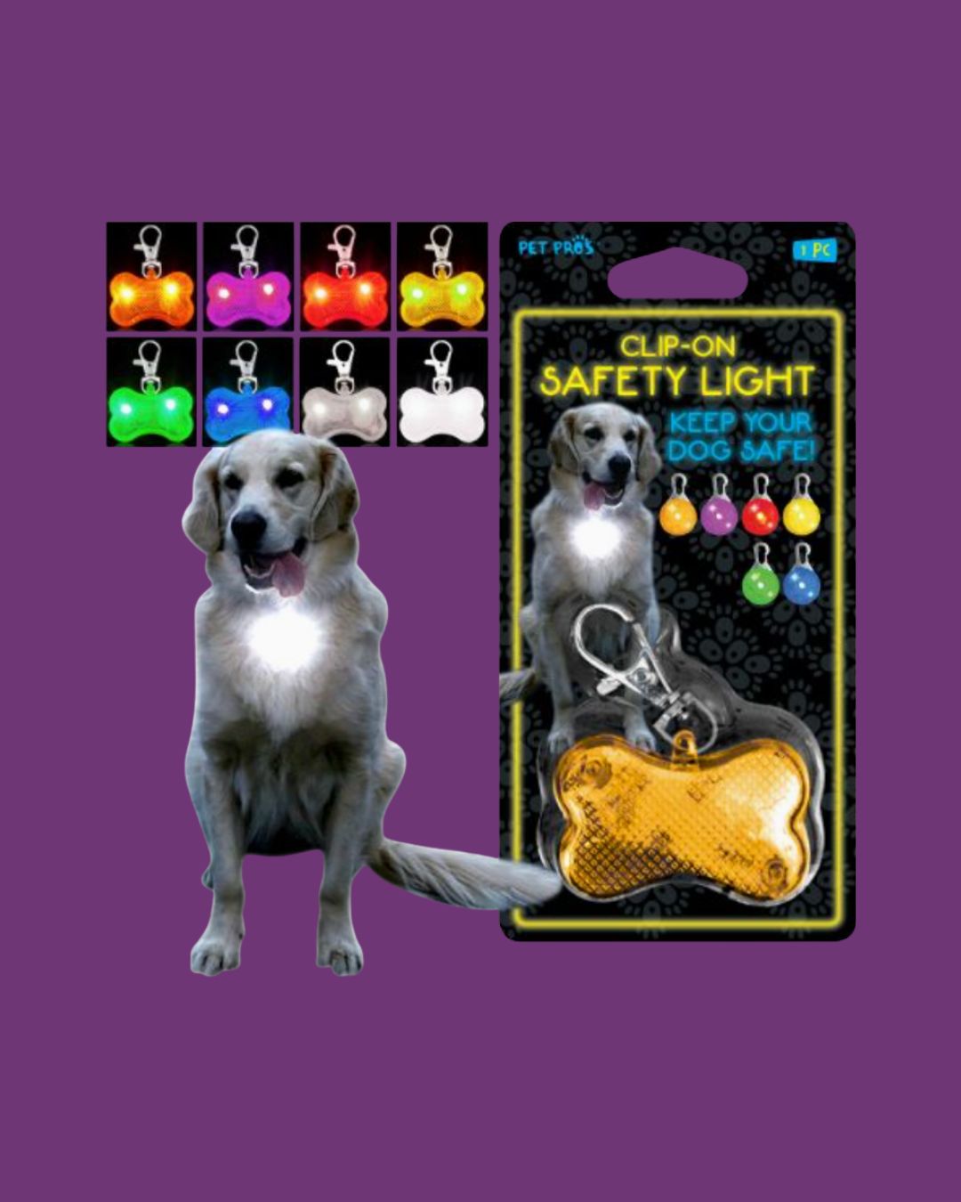 Bone-shaped Flashing Light
