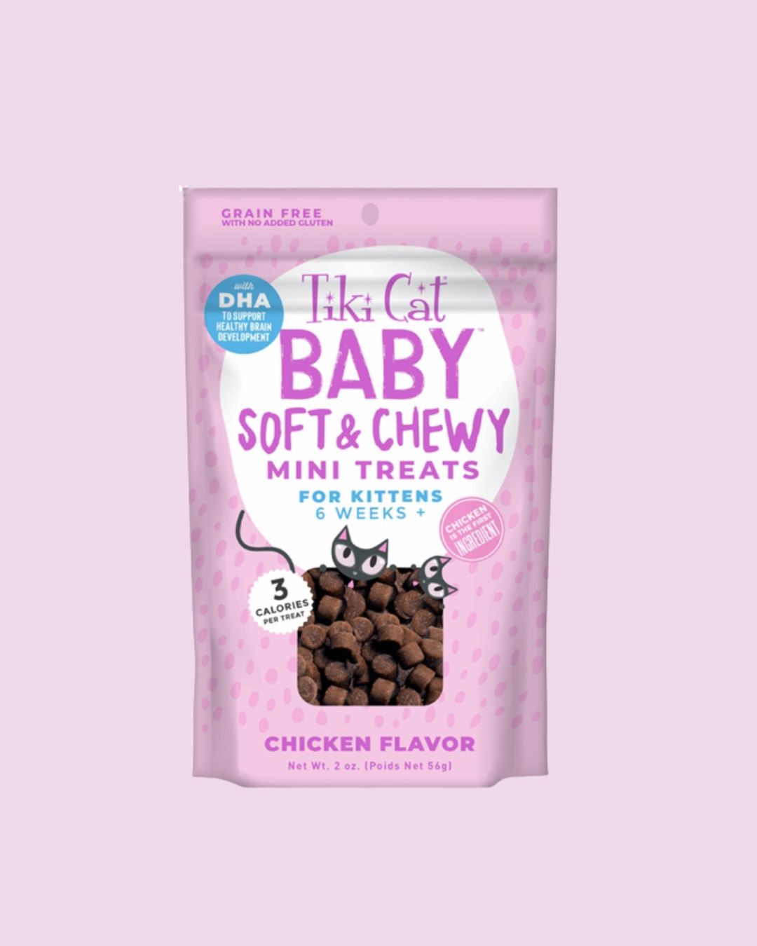 Tiki Cat- Baby Mini Treats Chicken &amp; Tuna 2oz