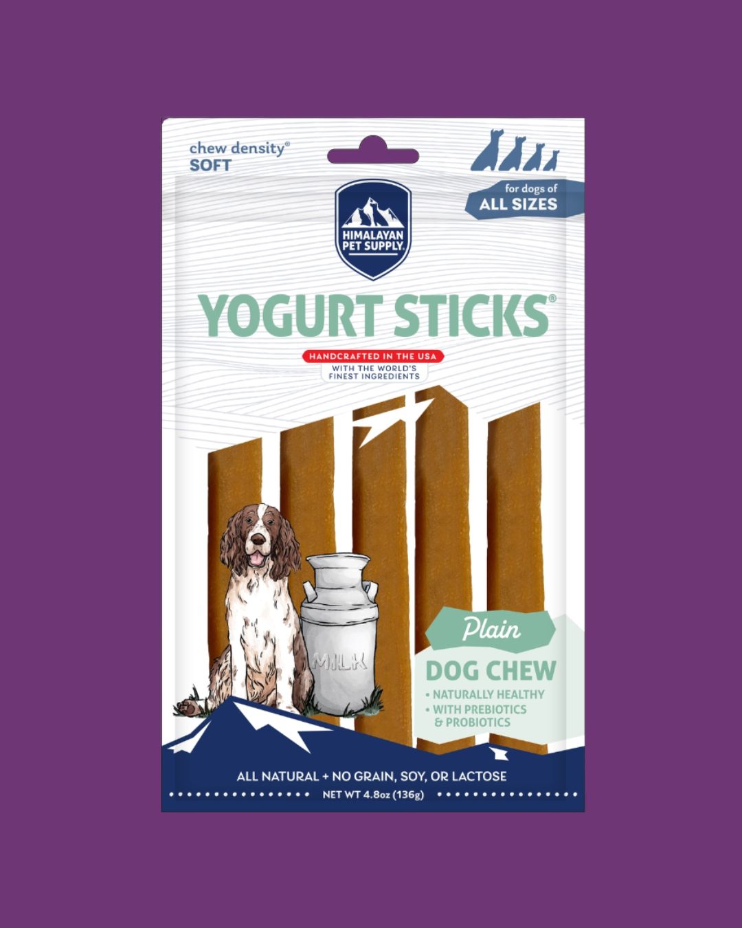Himalayan Pet- Yogurt Sticks Plain 5pk