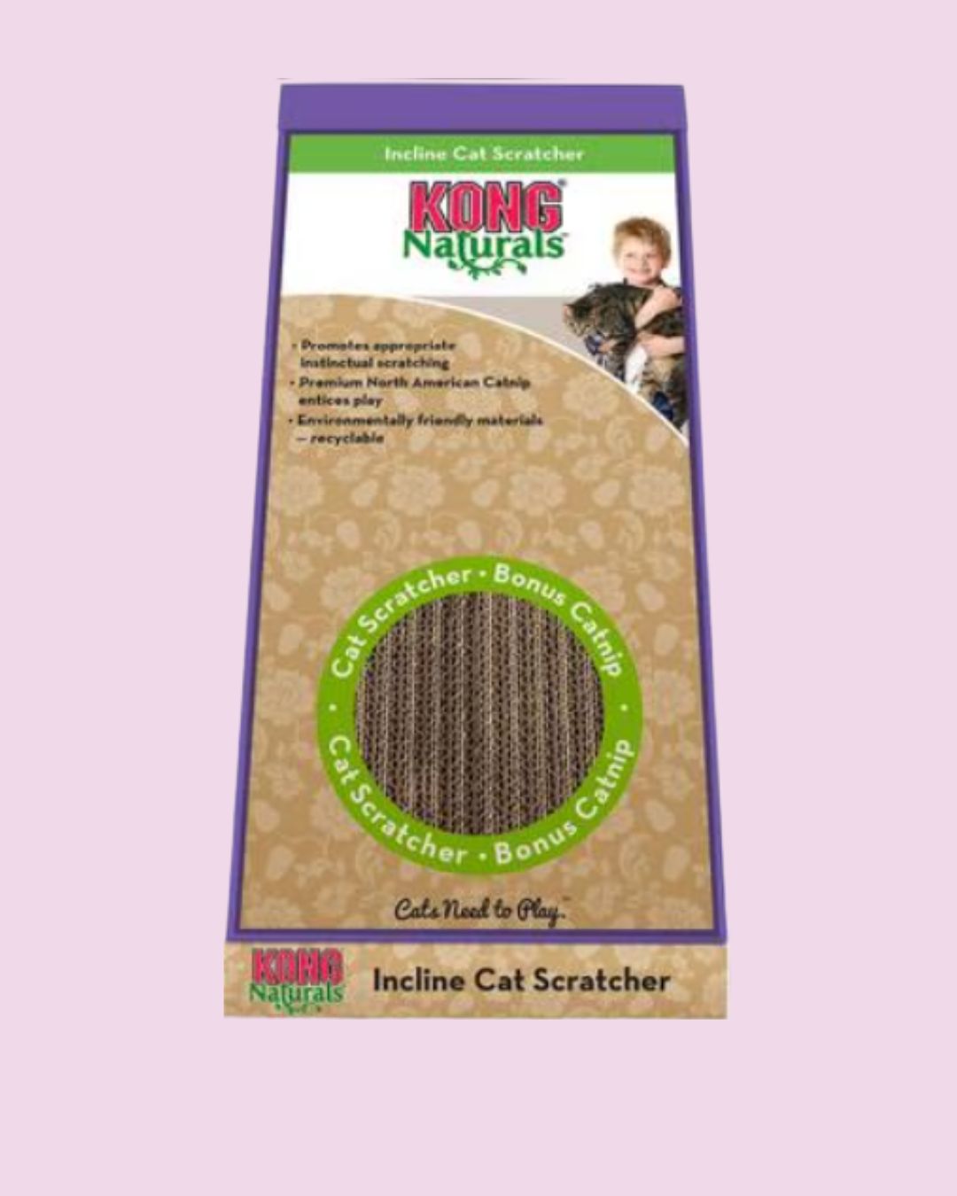 Kong Naturals- Pop-up Incline Cat Scratcher