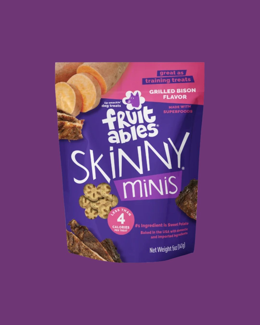 Fruitables- Grilled Bison Dog Treats 5oz