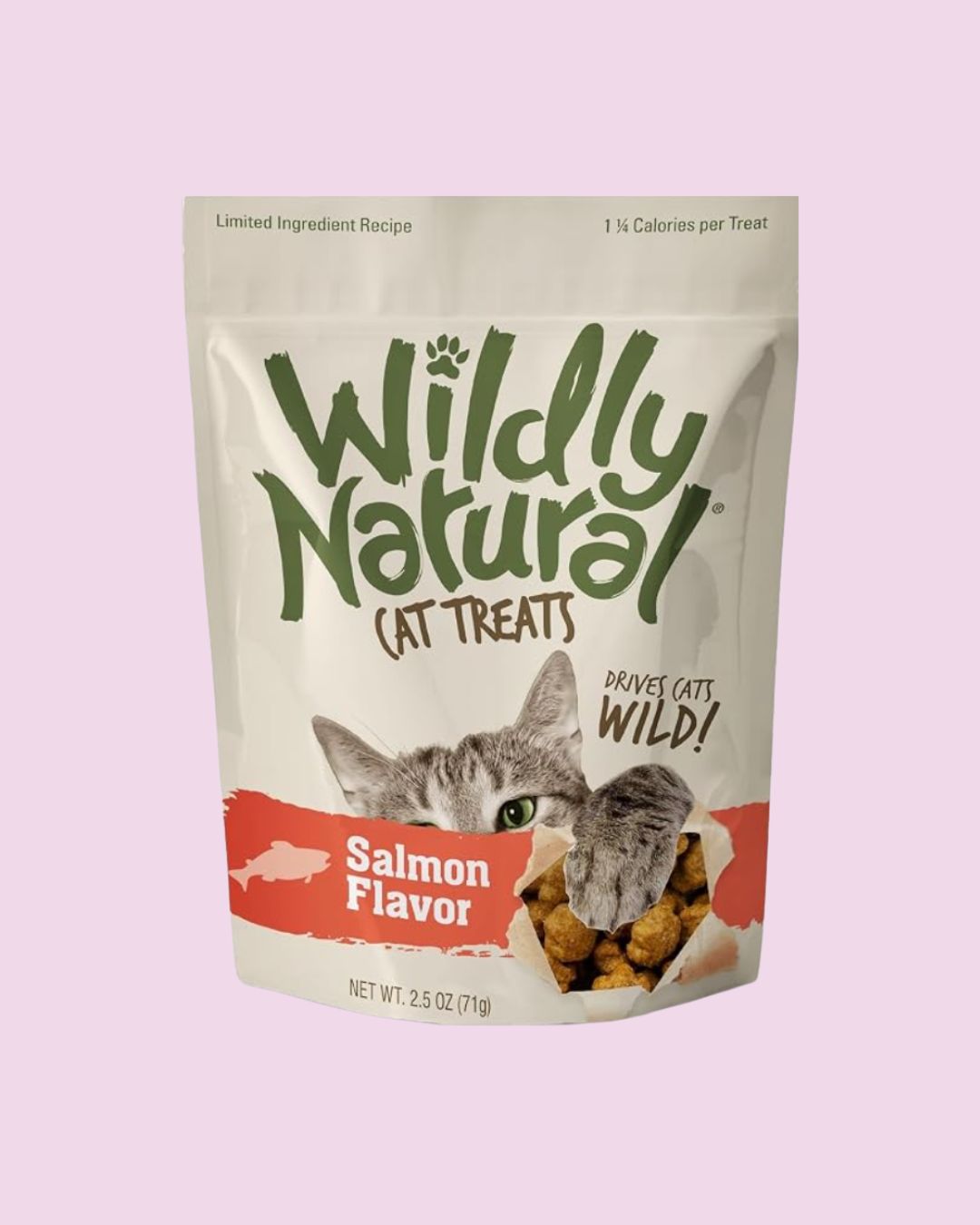 Wildly Natural Cat Treats- Salmon 2.5oz