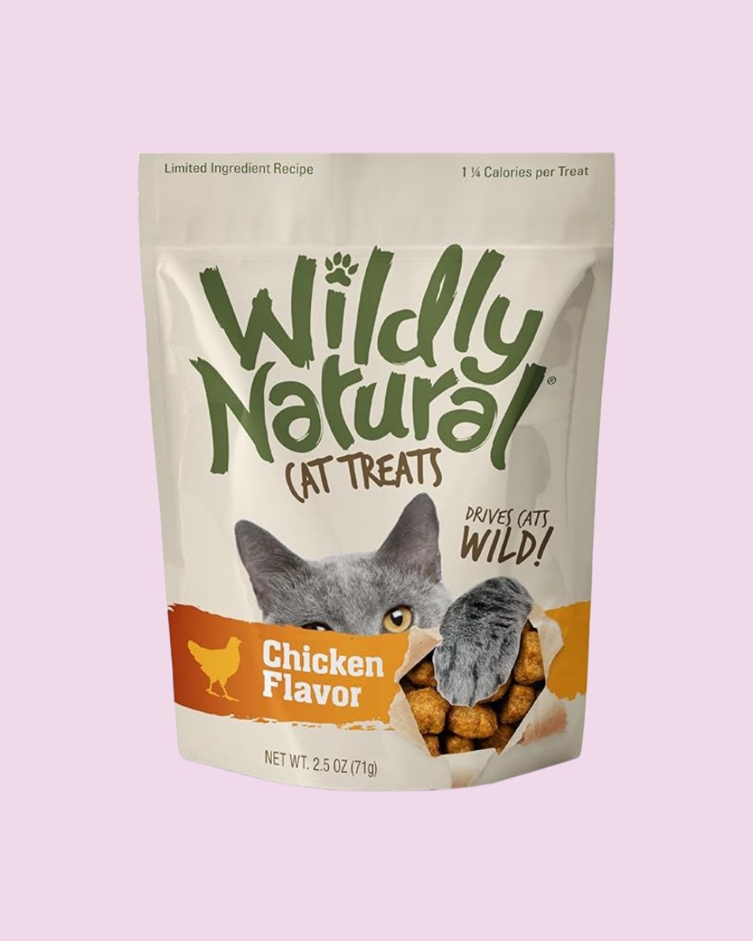 Wildly Natural Cat Treats- Chicken 2.5oz