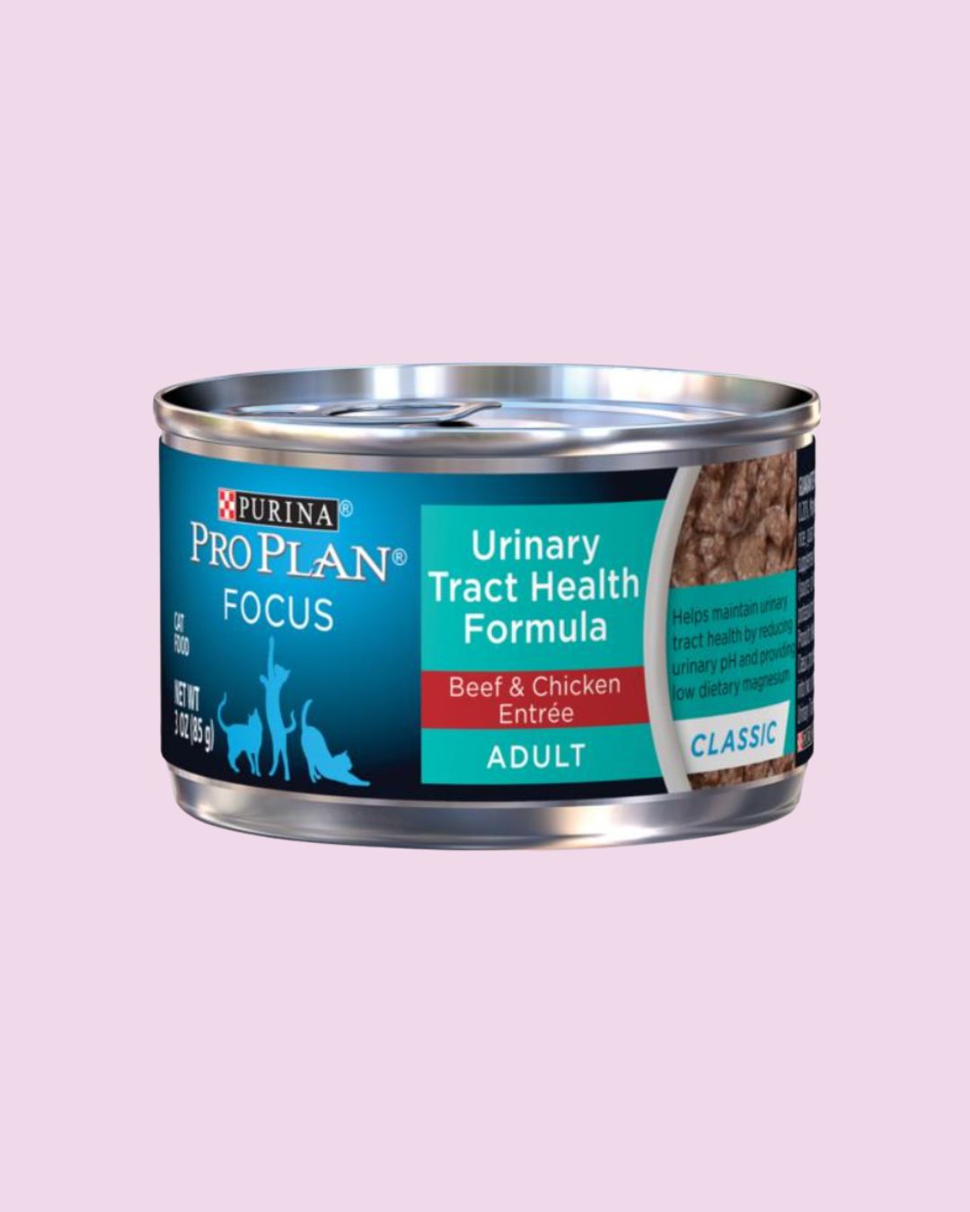 Pro Plan- Urinary Tract Heath Beef &amp; Chicken Cat Wet Food 3oz