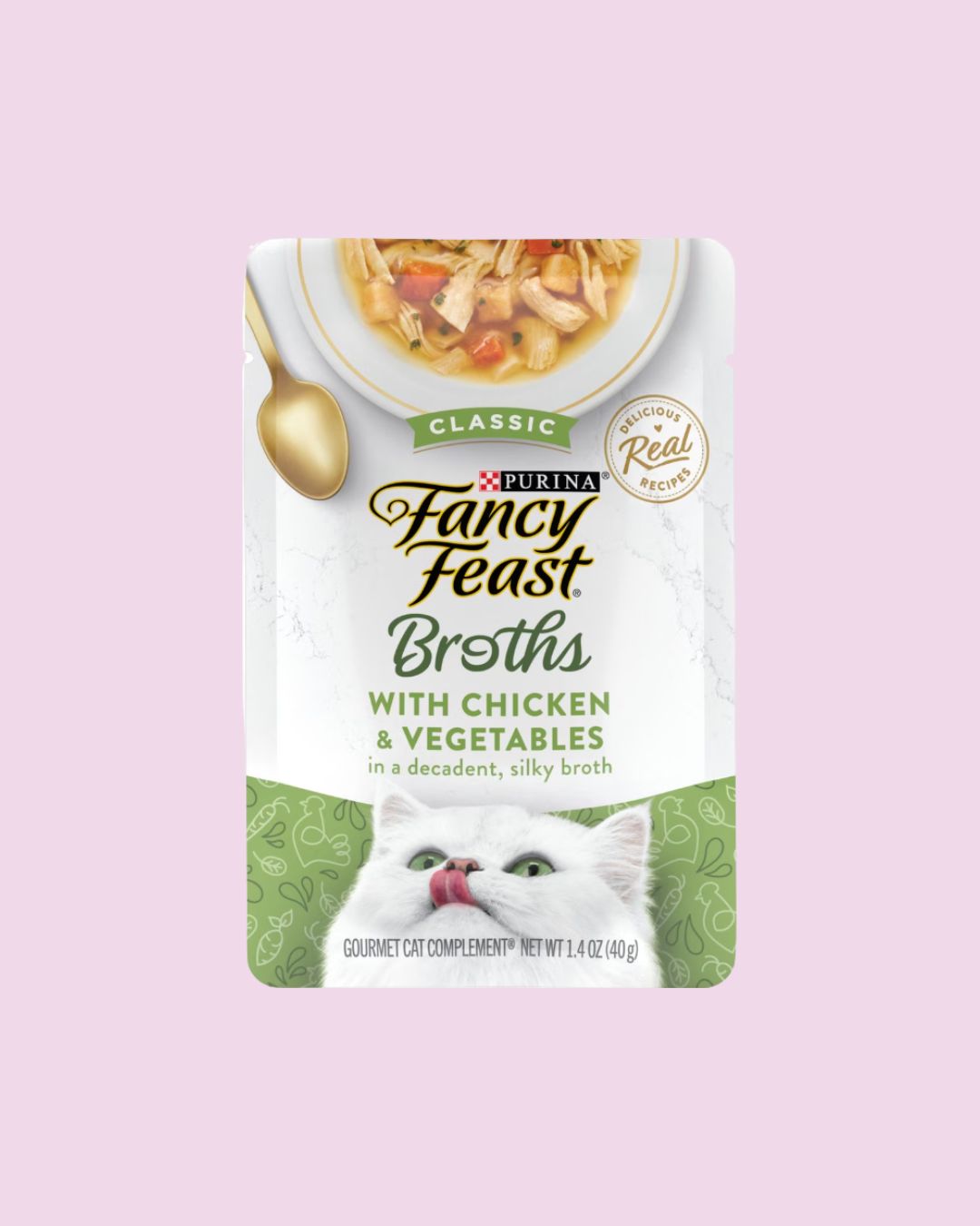 Fancy Feast- Broths Creamy Chicken and Vegetables 1.4oz