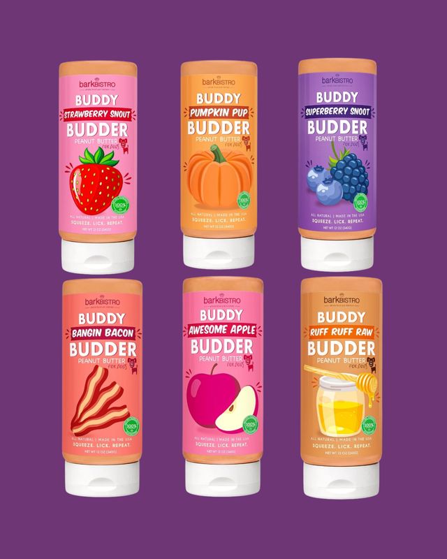 Buddy Budder 14oz Squeeze Bottles
