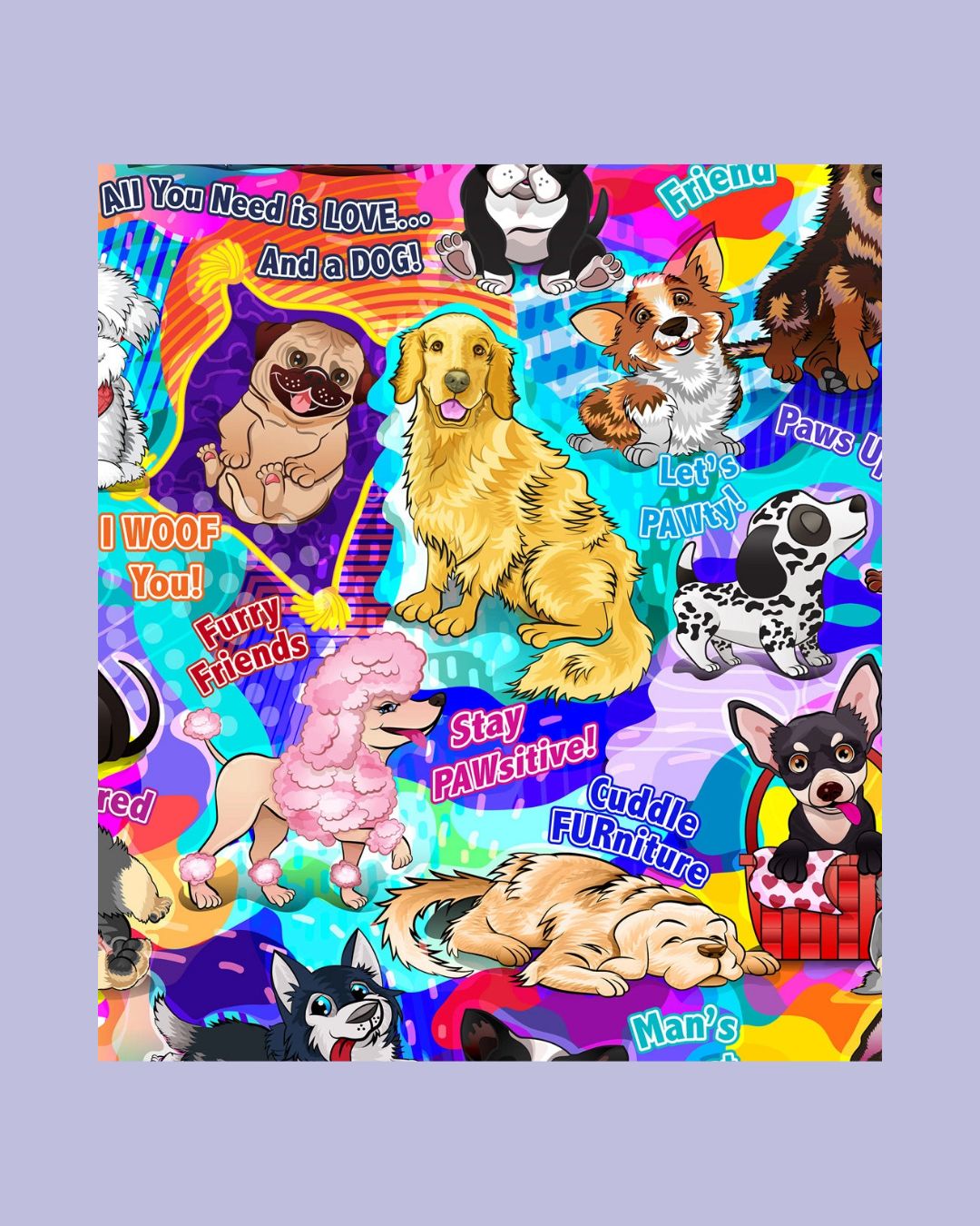 Happy Shopper Thermal Tote, Style: Dog Bones