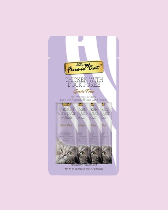 Fussie Cat- Chicken with Duck Puree 4-pack