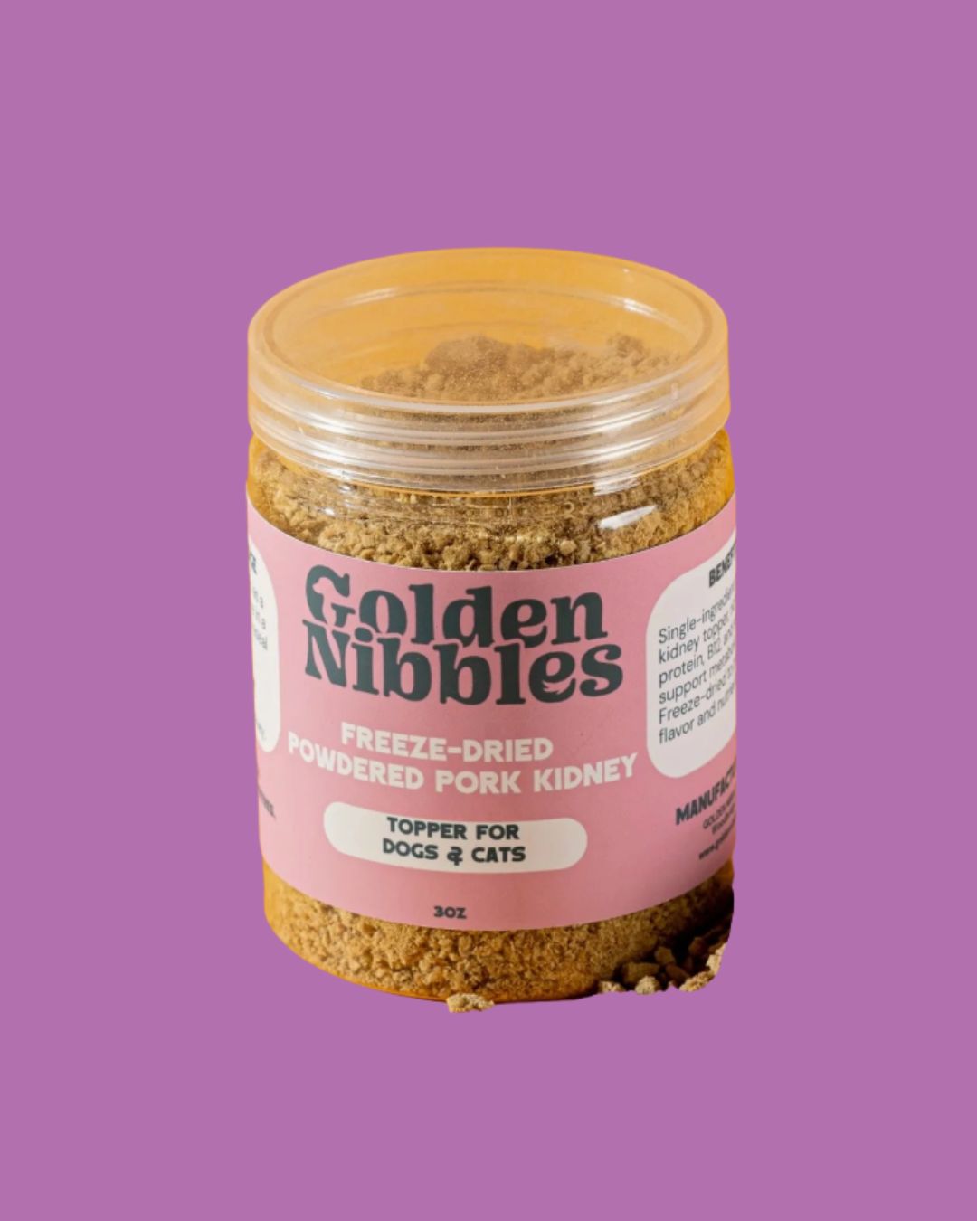 Golden Nibbles- Freeze-Dried Powdered Pork Kidney