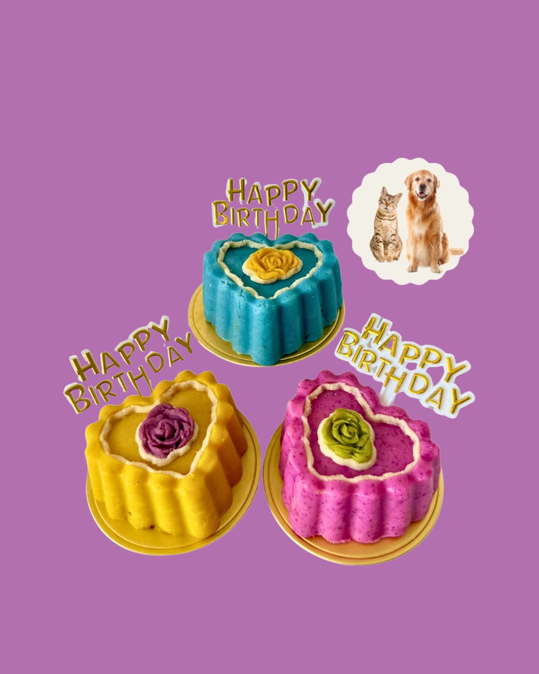 Soft, Meaty Birthday Cake For Cats &amp; Dogs (Shelf-Stable)