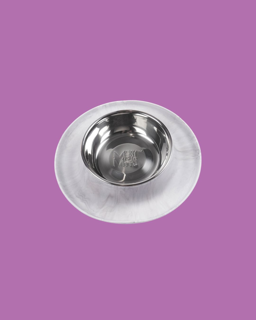 Messy Cat- Silicone Feeder Bowl Marble