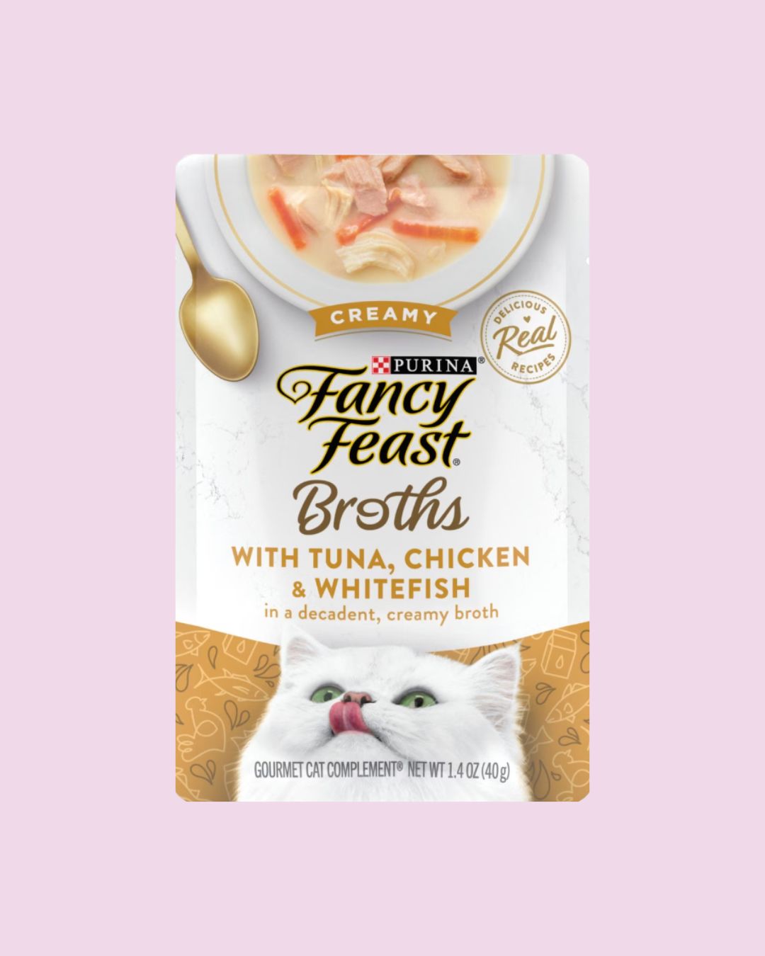 Fancy Feast Broths-  Tuna Chicken &amp; Whitefish