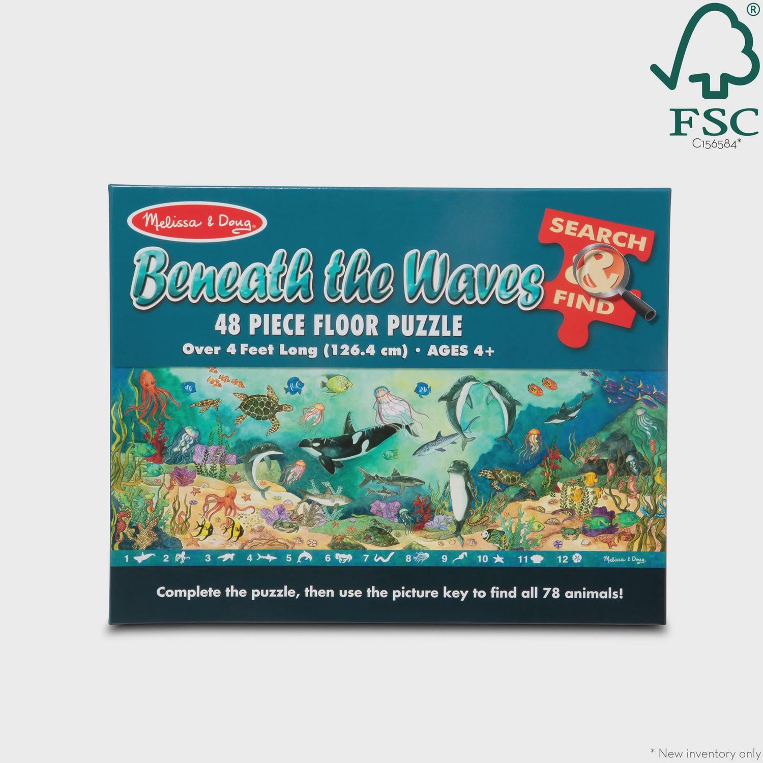 Melissa &amp; Doug Beneath The Waves 48 Piece Puzzle