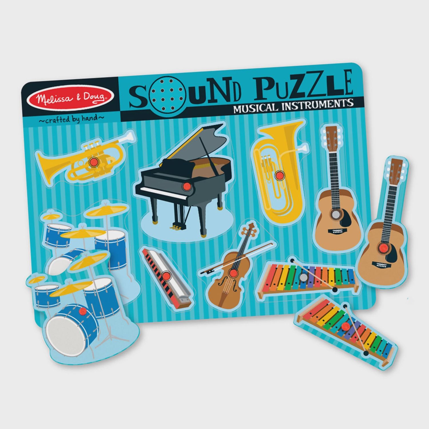 Melissa &amp; Doug Musical Instrument Sound Puzzle 8 piece
