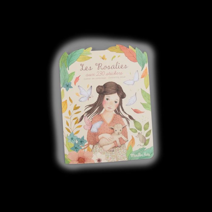 Moulin Roty Les Rosalies Coloring &amp; Sticker Book