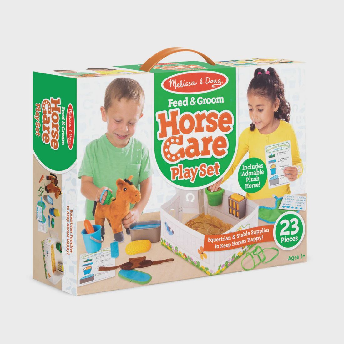 Melissa &amp; Doug Feed &amp; Groom Horse Care Play Set
