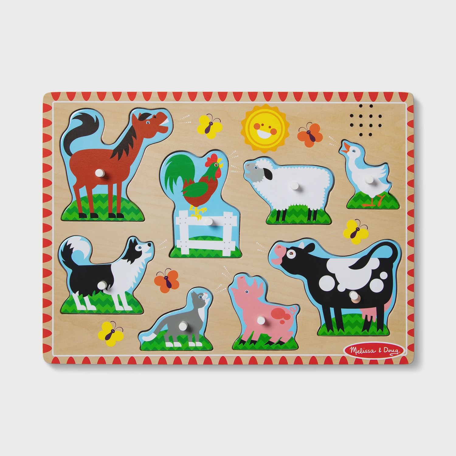 Melissa &amp; Doug Farm Animals Sound Puzzle