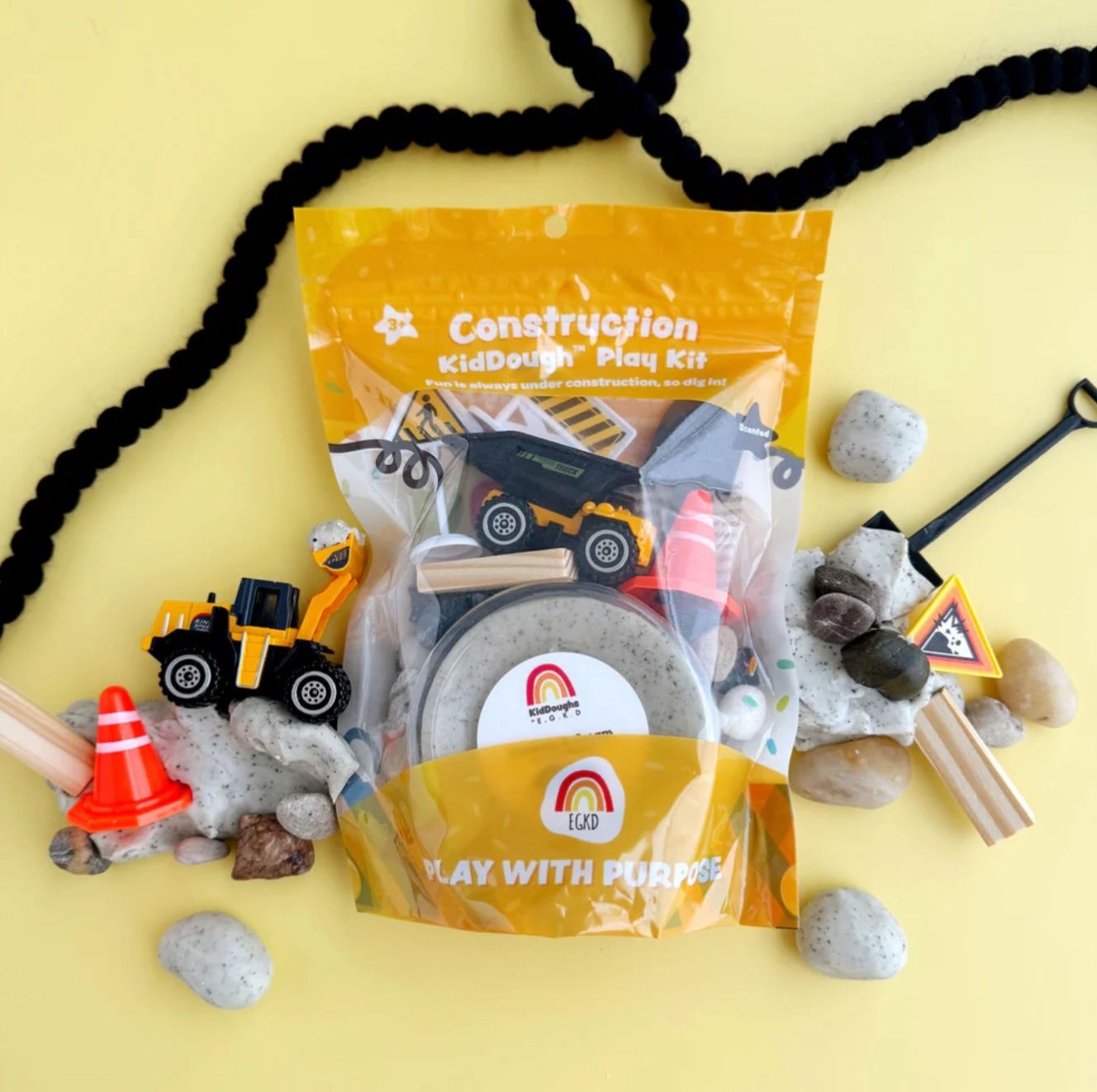 Construction KidDough Play Kit PK-ConstDig-S