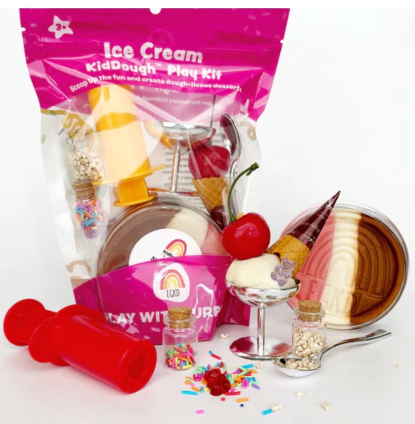 Ice Cream KidDough Play Kit PK-IceCream-S