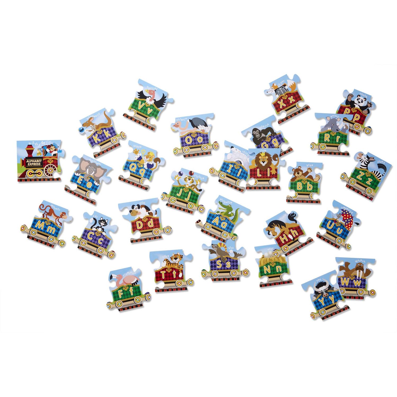 Melissa &amp; Doug Alphabet Express Floor Puzzle