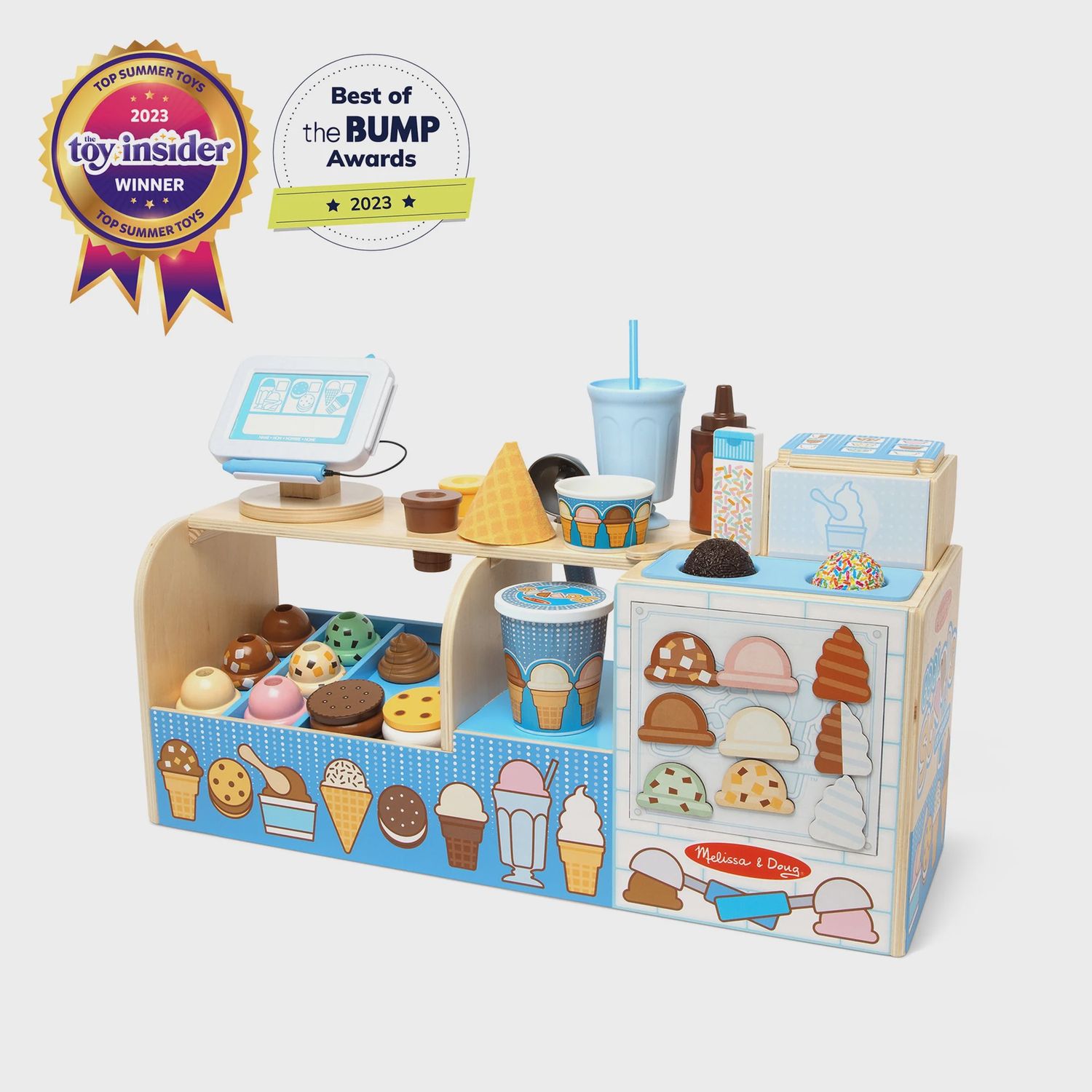 Melissa &amp; Doug Cool Scoops Ice Creamery