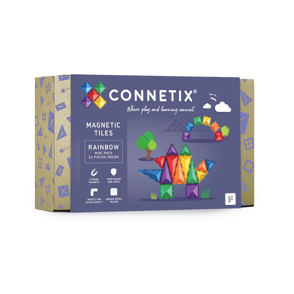 Connetix Rainbow Mini Pack 24 pieces-CTP-00024-MI