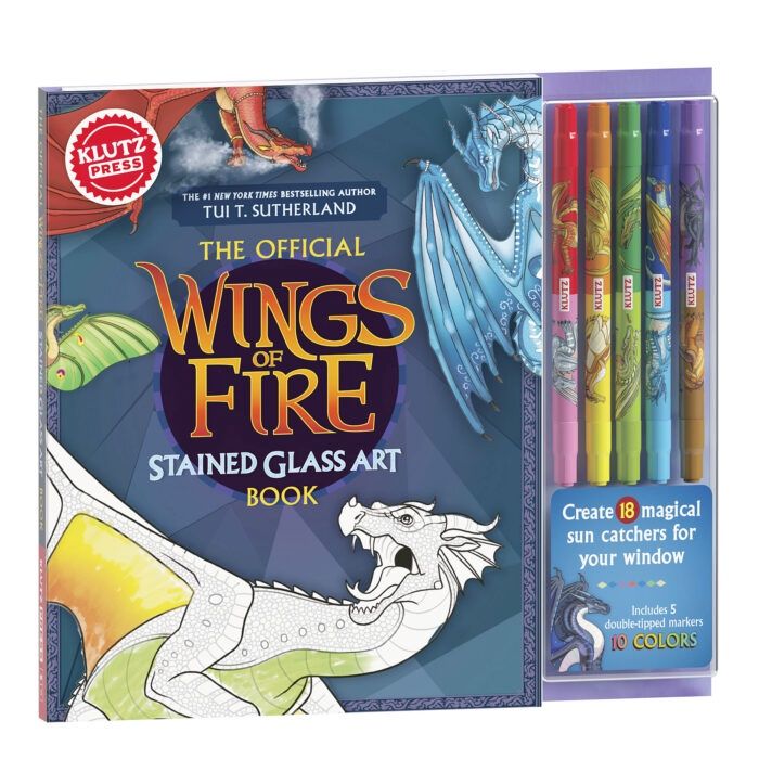 KLUTZ-PRESS THE OFFICIAL WINGS OF FIRE STAINED GLAS #9781546134138