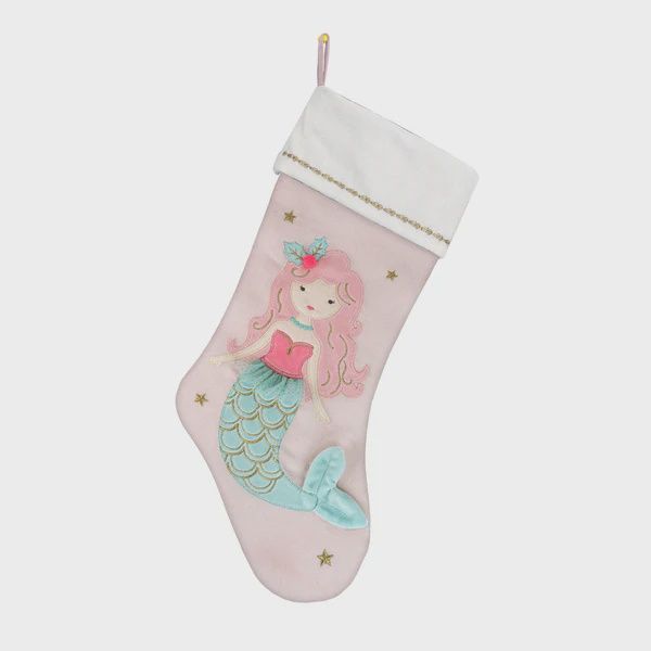 Mon-Ami-MERMAID HOLIDAY STOCKING / PINK-SK1067