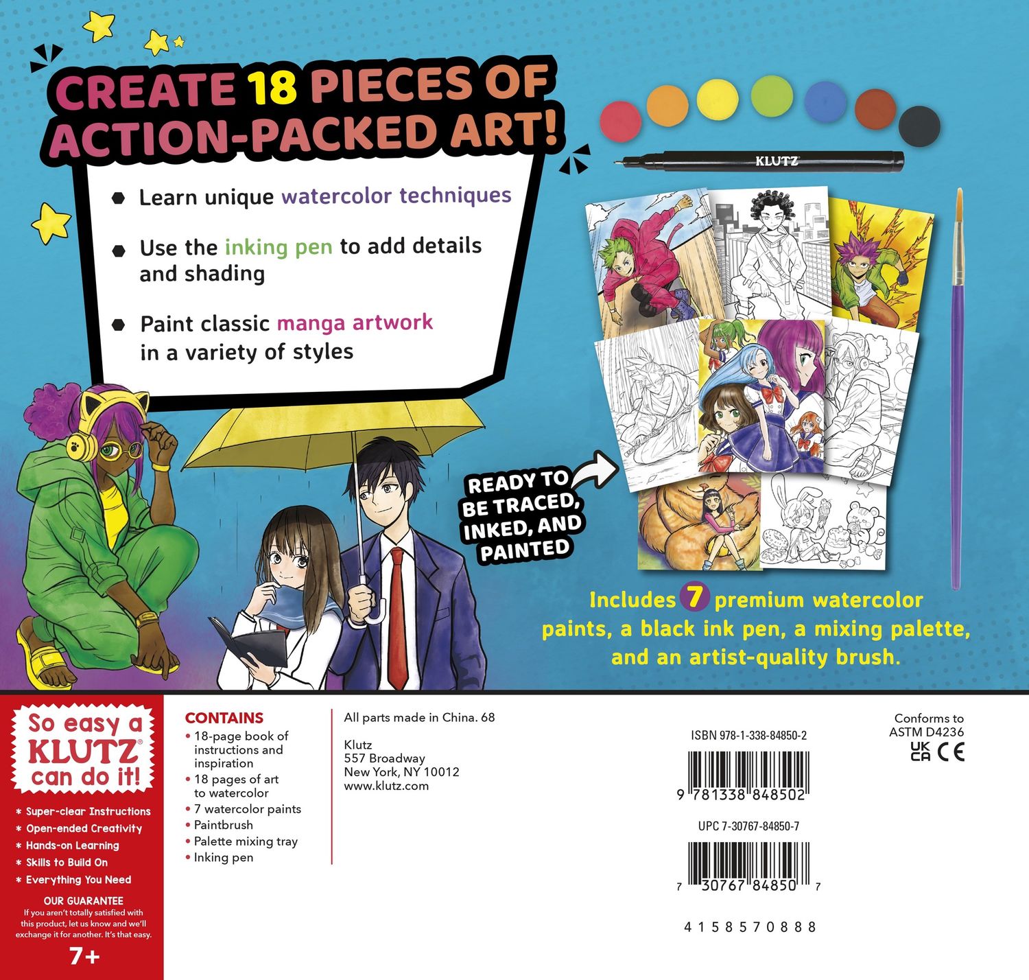 Klutz-MANGA ART CLASS -744624