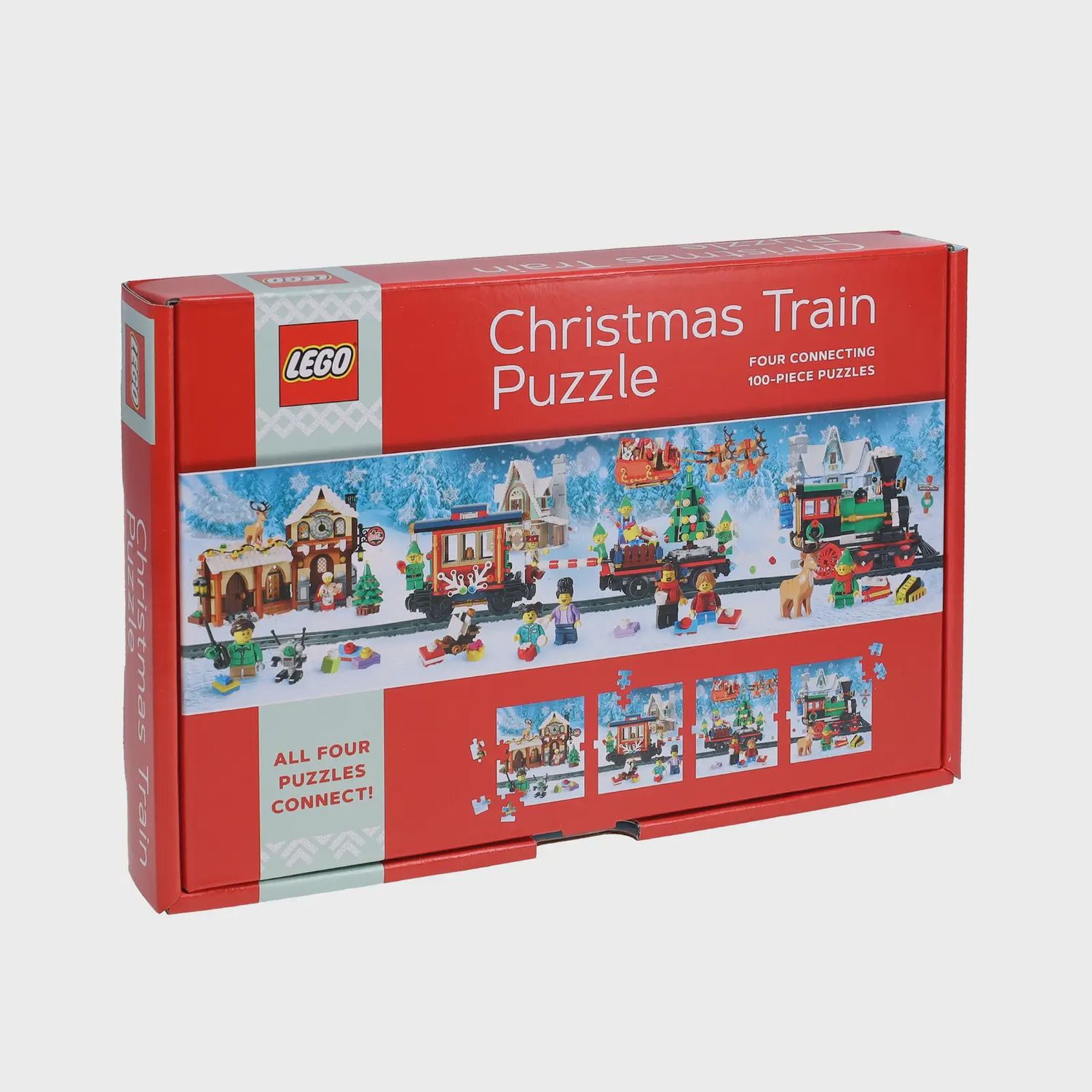 Christmas Train Puzzle-Lego-2133-5