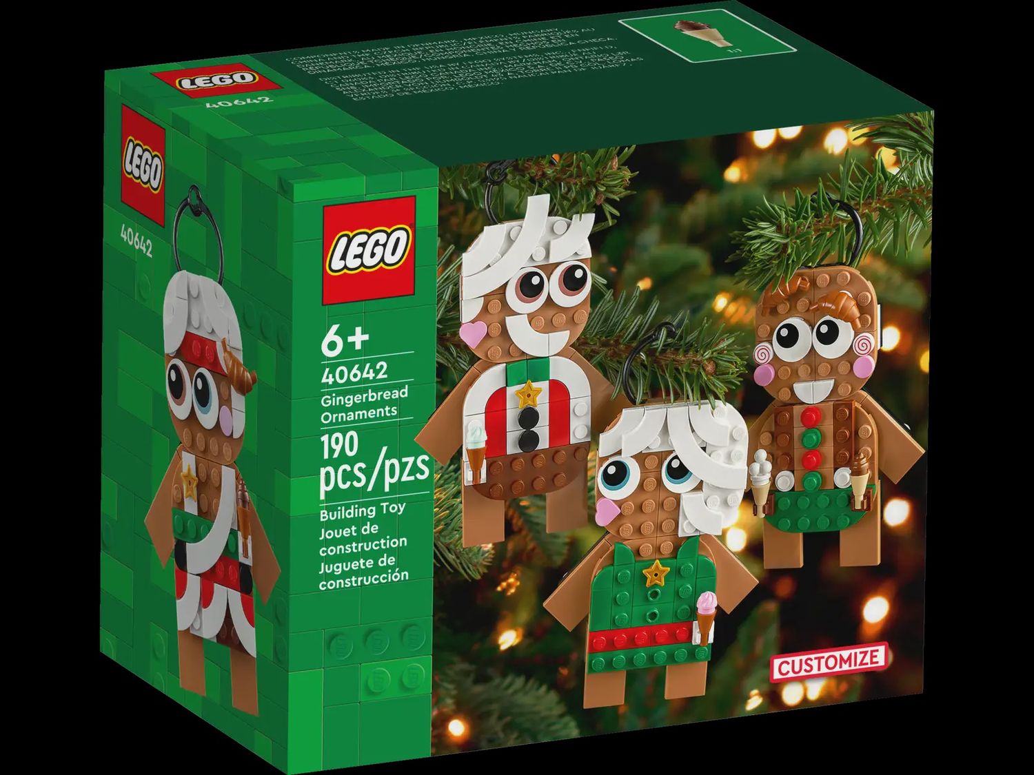 Gingerbread Ornaments-Lego-40642