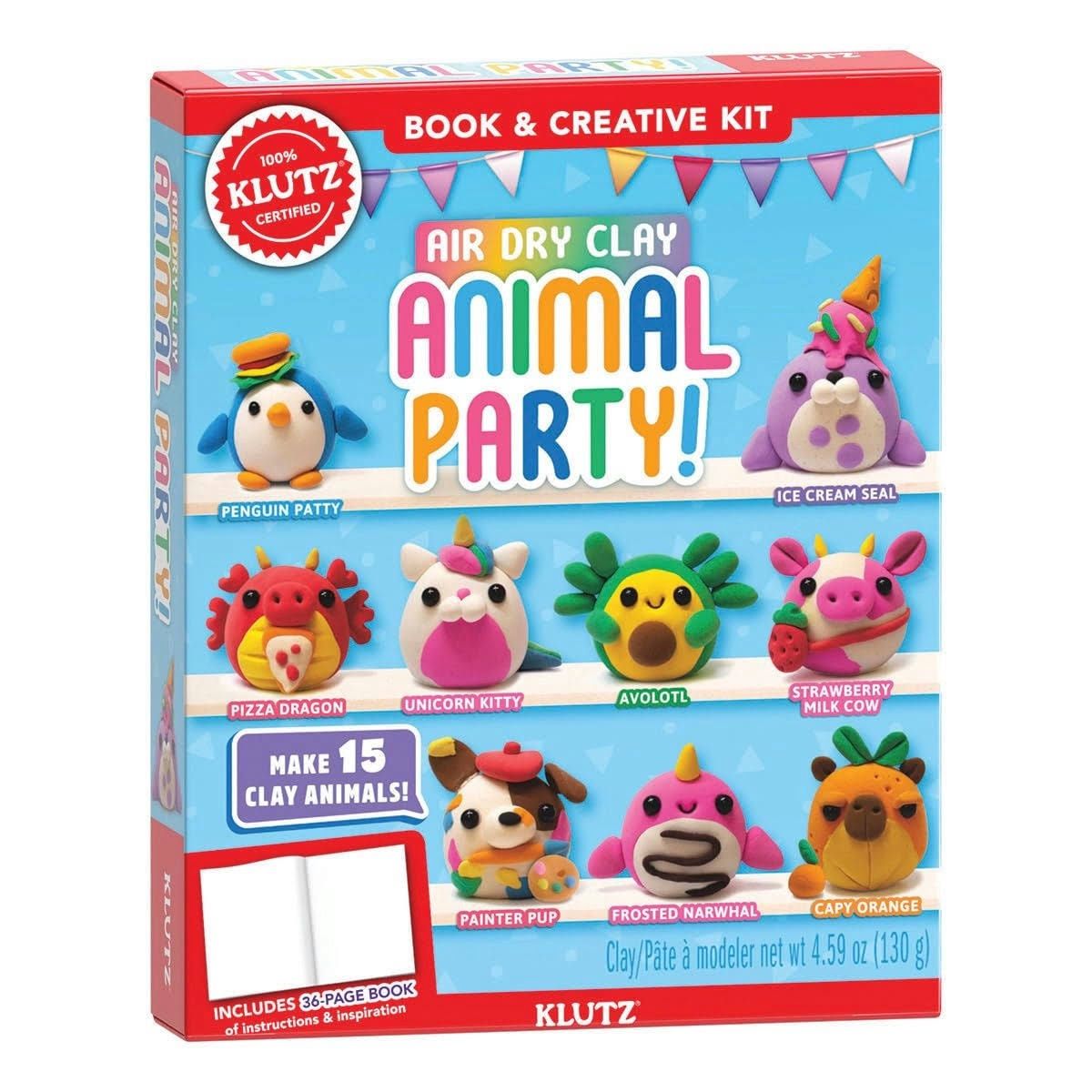 Klutz-AIR-DRY CLAY ANIMAL PARTY! #9781546134015